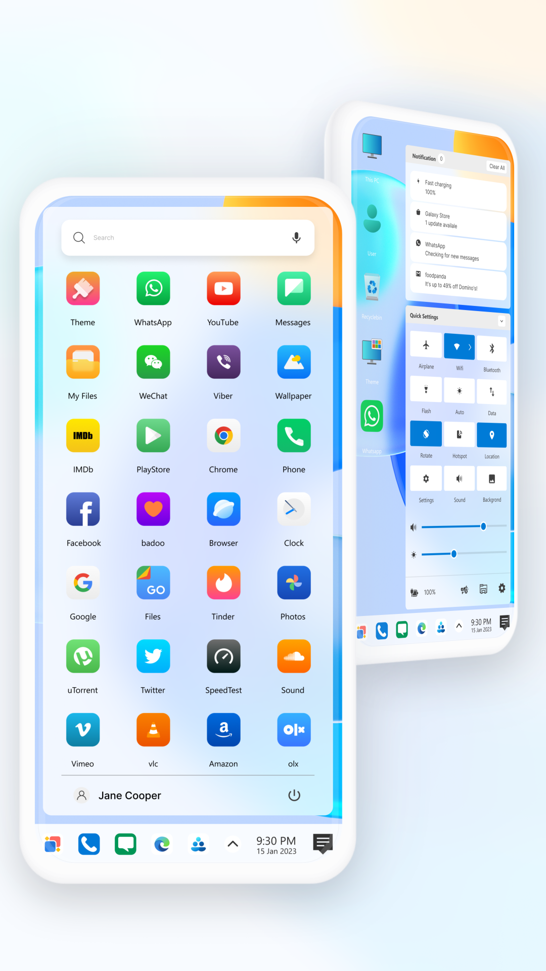 اسکرین شات 3 برنامه Win 12 Launcher