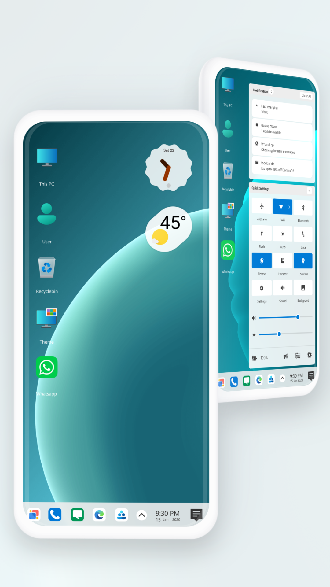 اسکرین شات 6 برنامه Win 12 Launcher