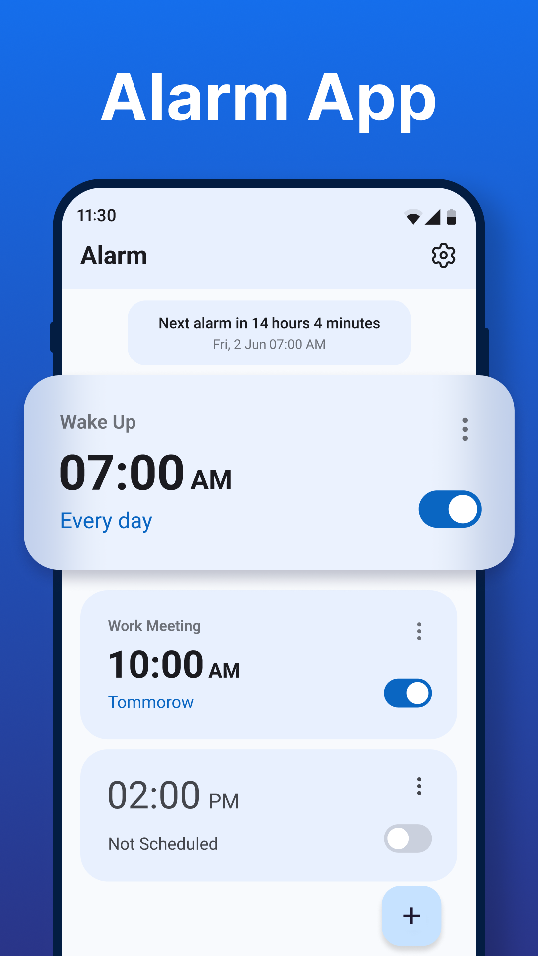اسکرین شات 1 برنامه Alarm Clock