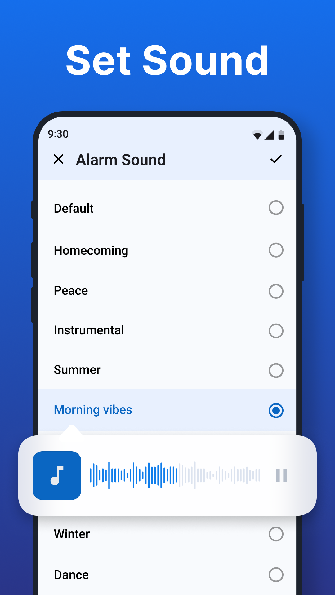 اسکرین شات 5 برنامه Alarm Clock
