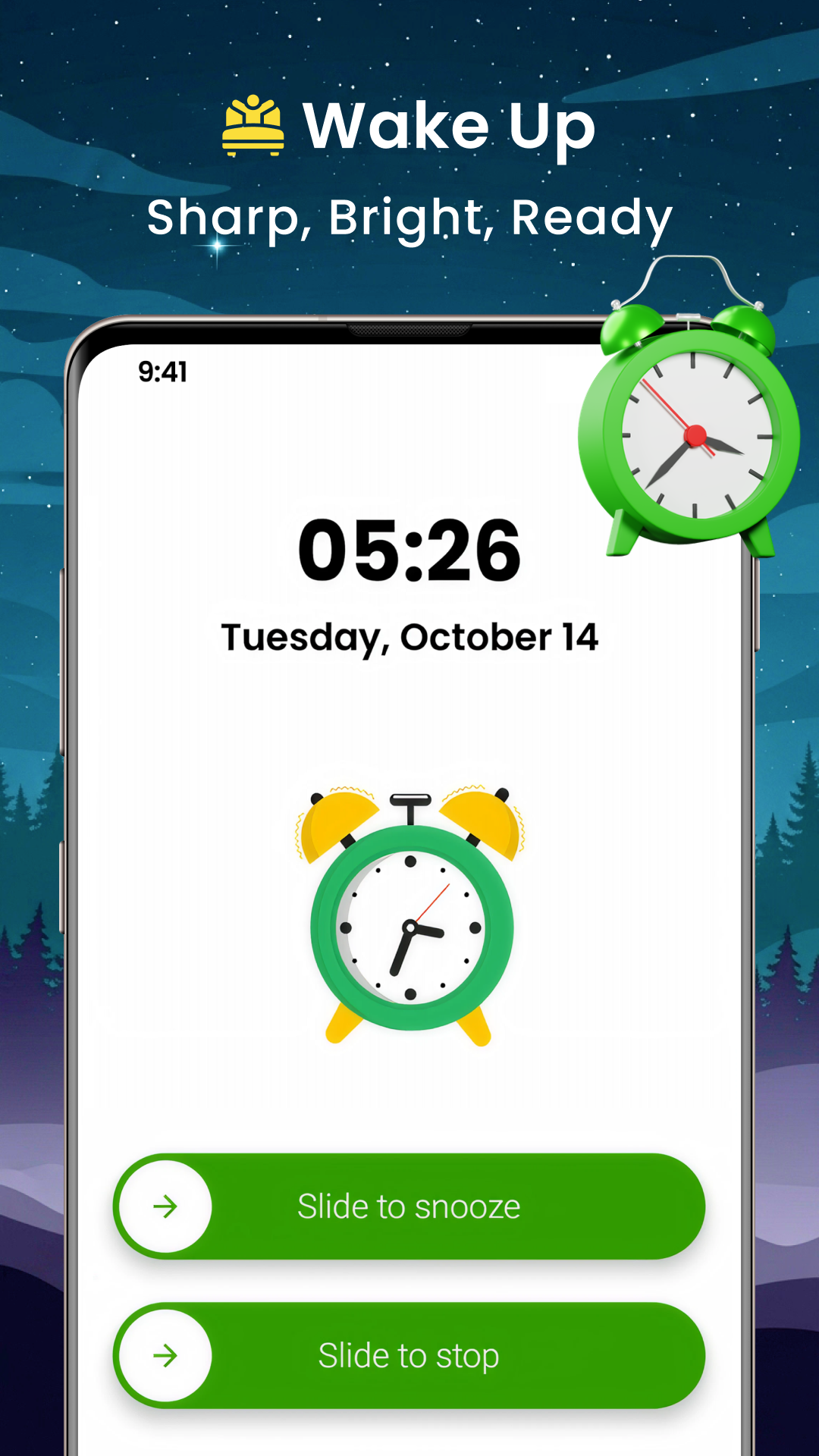 اسکرین شات 5 برنامه Smart Alarm Clock App
