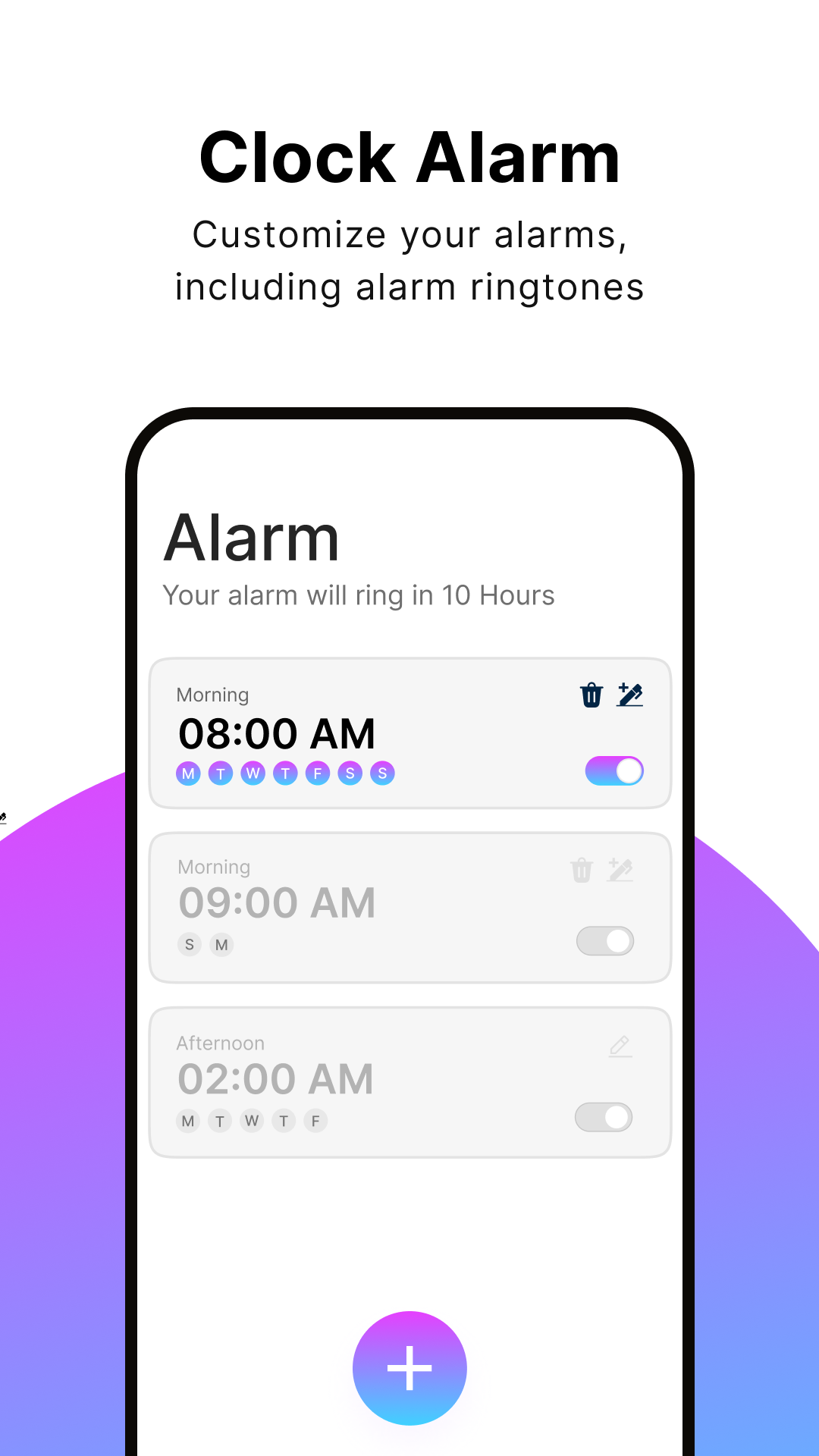 اسکرین شات 1 برنامه Clock - Alarm Clock & Timer
