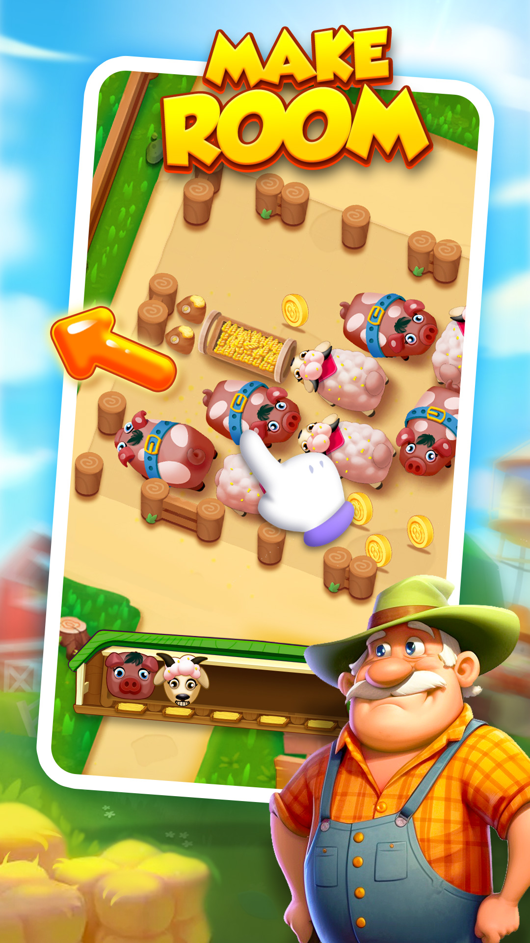 اسکرین شات 1 بازی Farm Fun - Animal Parking Game