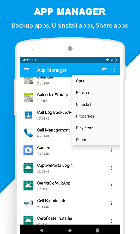 اسکرین شات 6 برنامه Files Manager - File Browser
