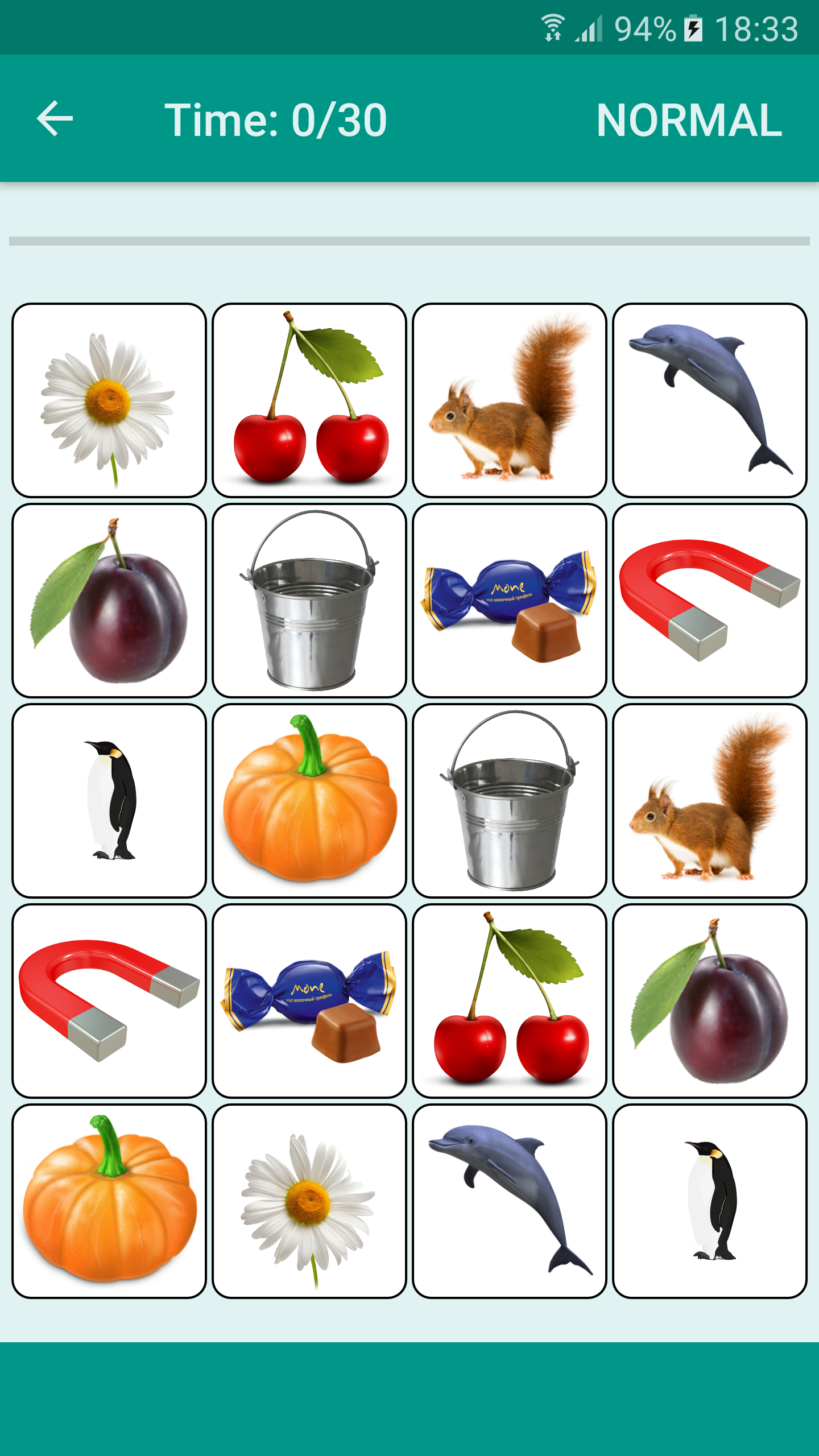 اسکرین شات 3 بازی Brain game. Picture Match.