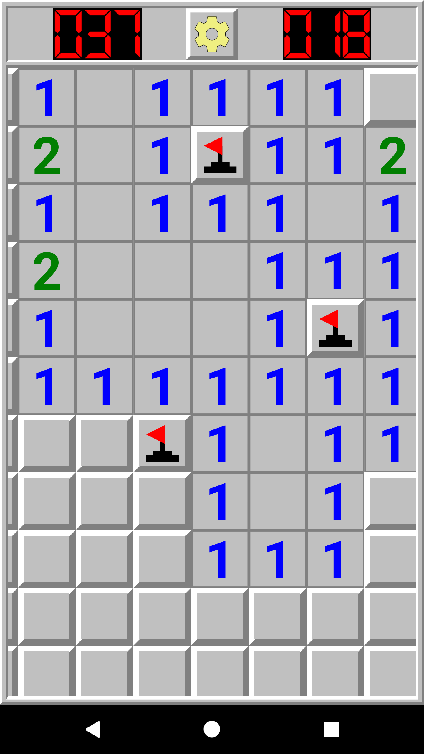 اسکرین شات 2 بازی Minesweeper