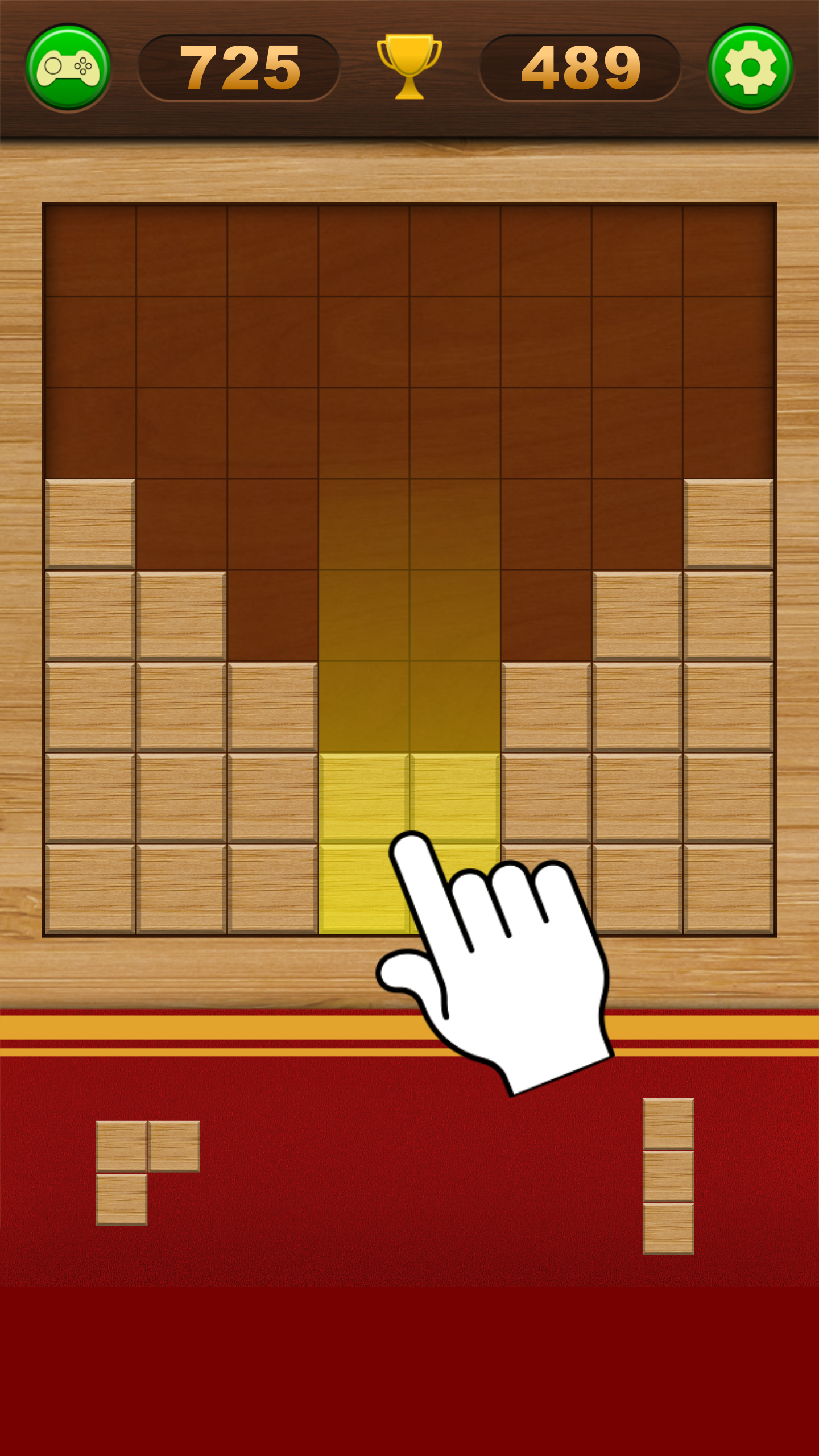 اسکرین شات 1 بازی Wood Block Puzzle
