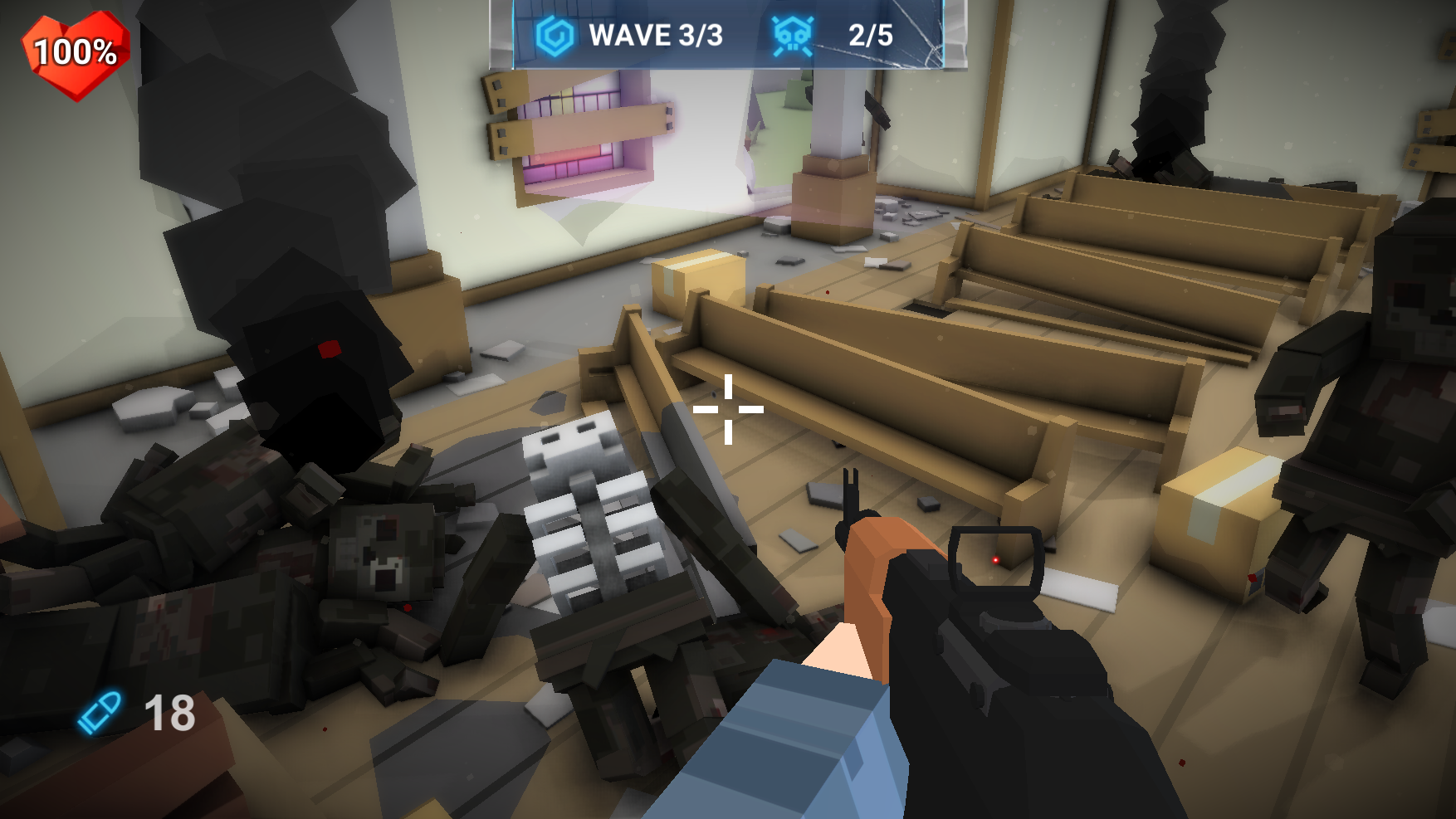 اسکرین شات 1 بازی The Walking Zombie: Shooter