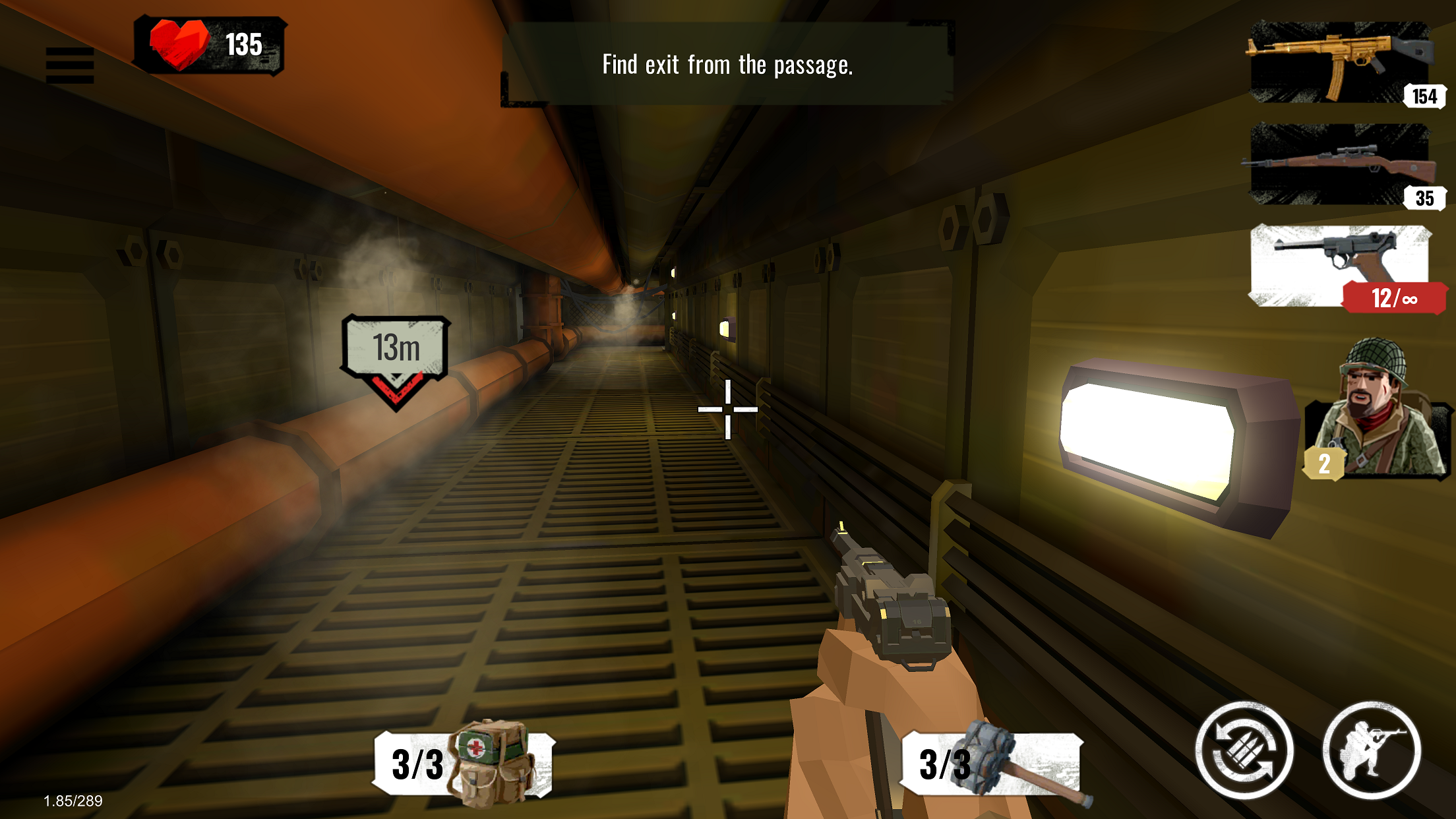 اسکرین شات بازی World War Polygon: WW2 shooter 1