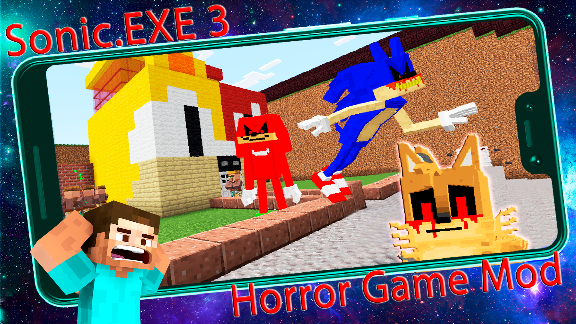 اسکرین شات 1 برنامه Sonic EXE Horror Minecraft Mod