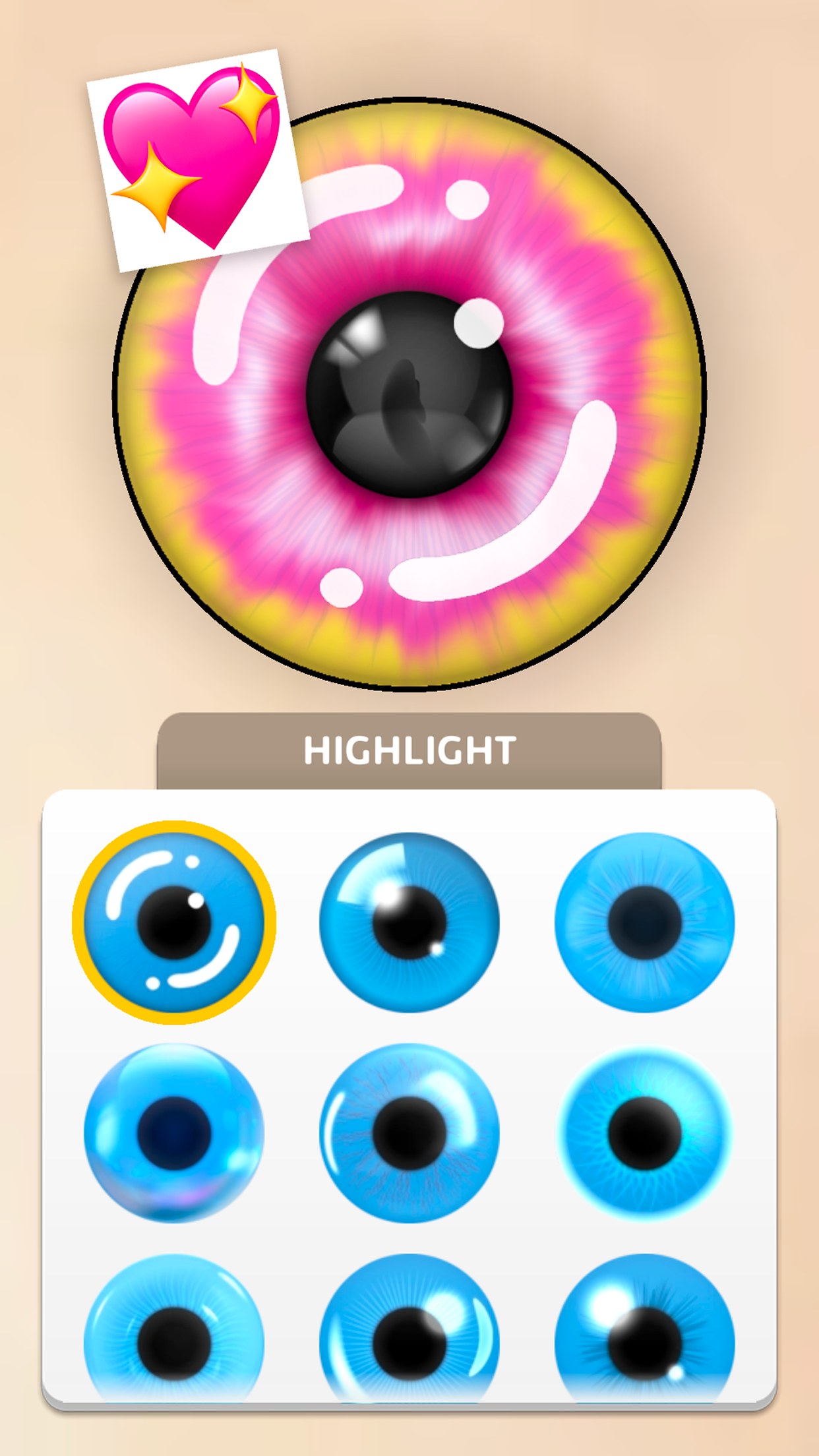 اسکرین شات 4 بازی Eye Color Mix