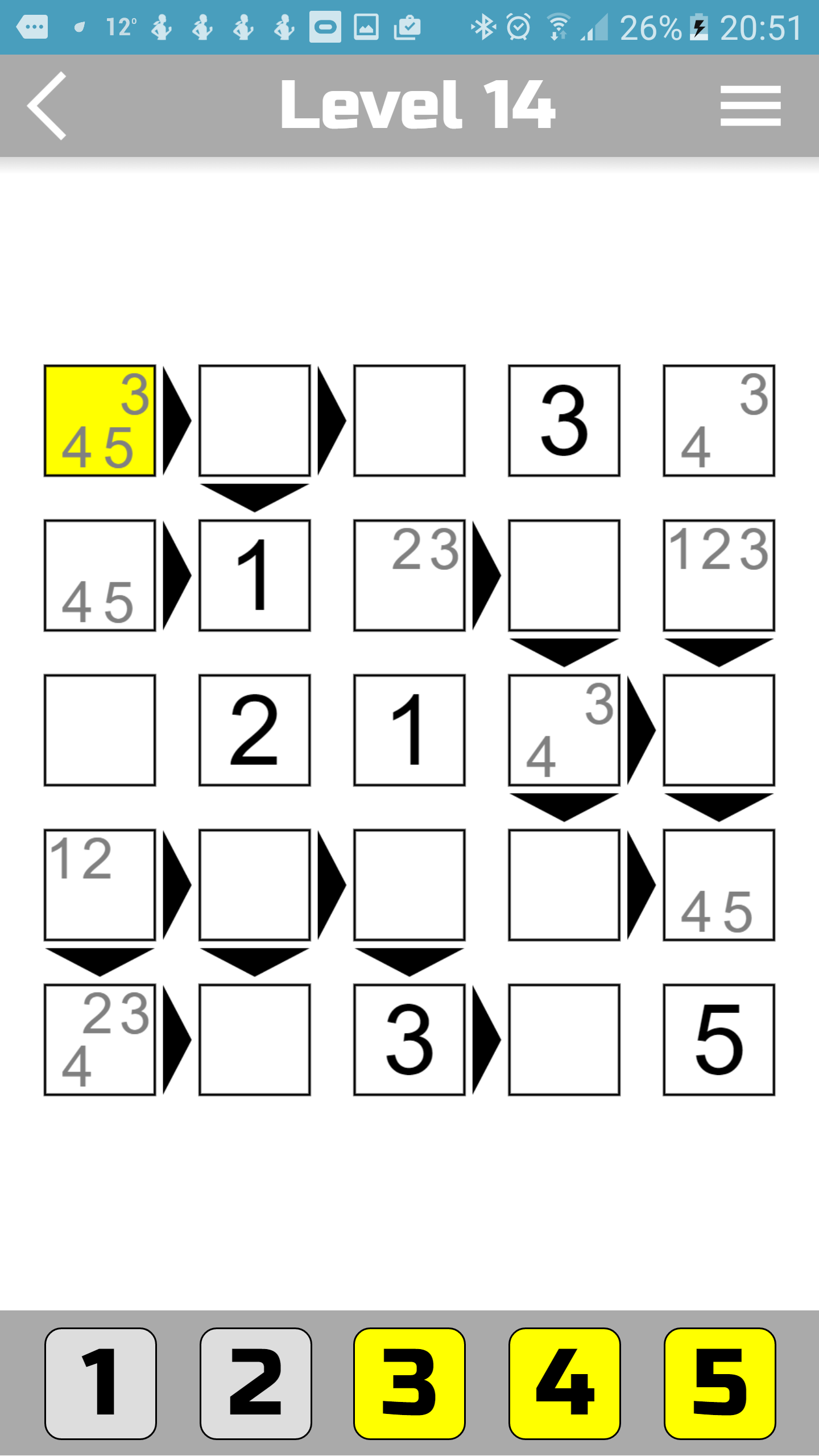 اسکرین شات 2 بازی Futoshiki