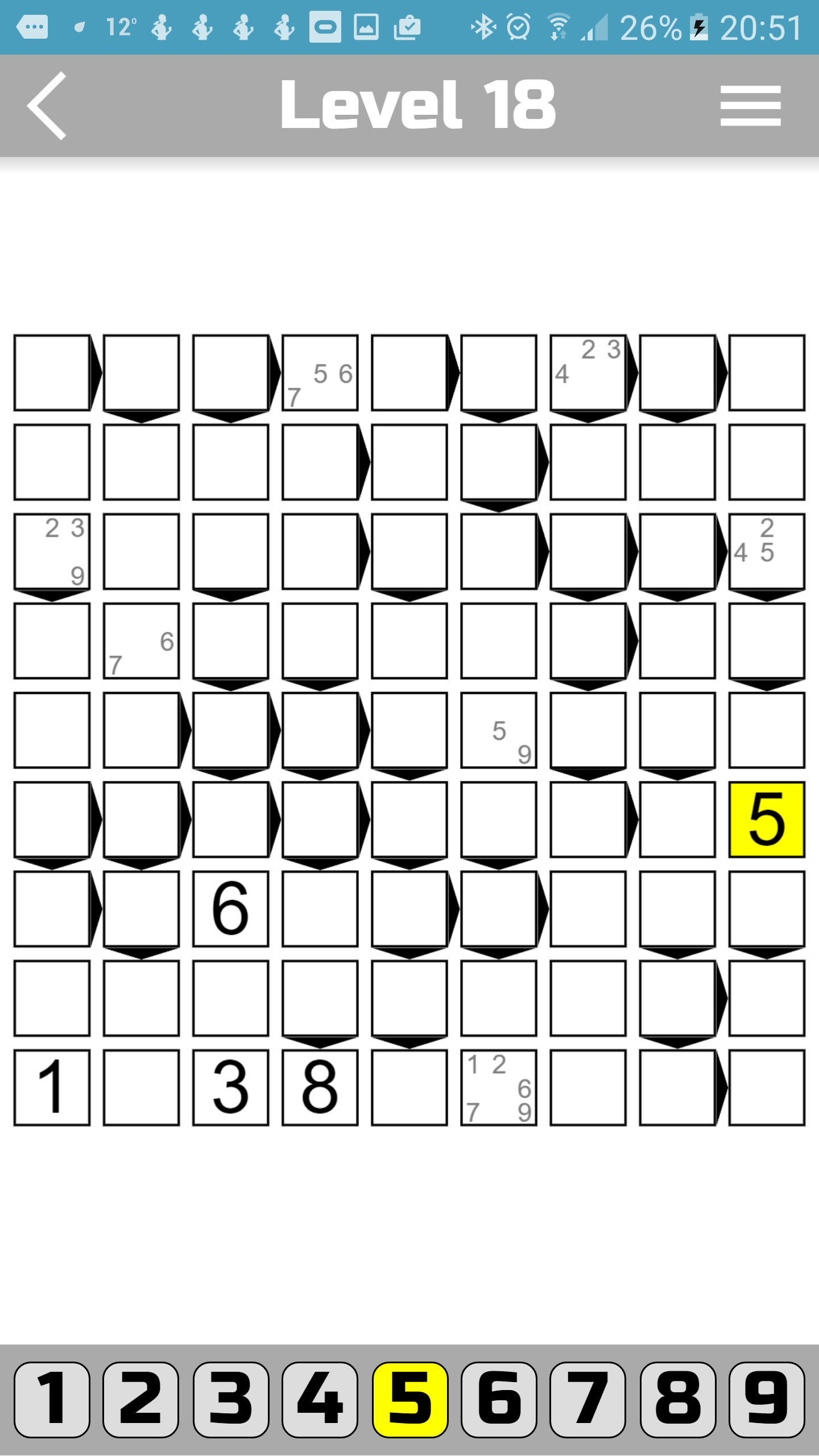 اسکرین شات 5 بازی Futoshiki