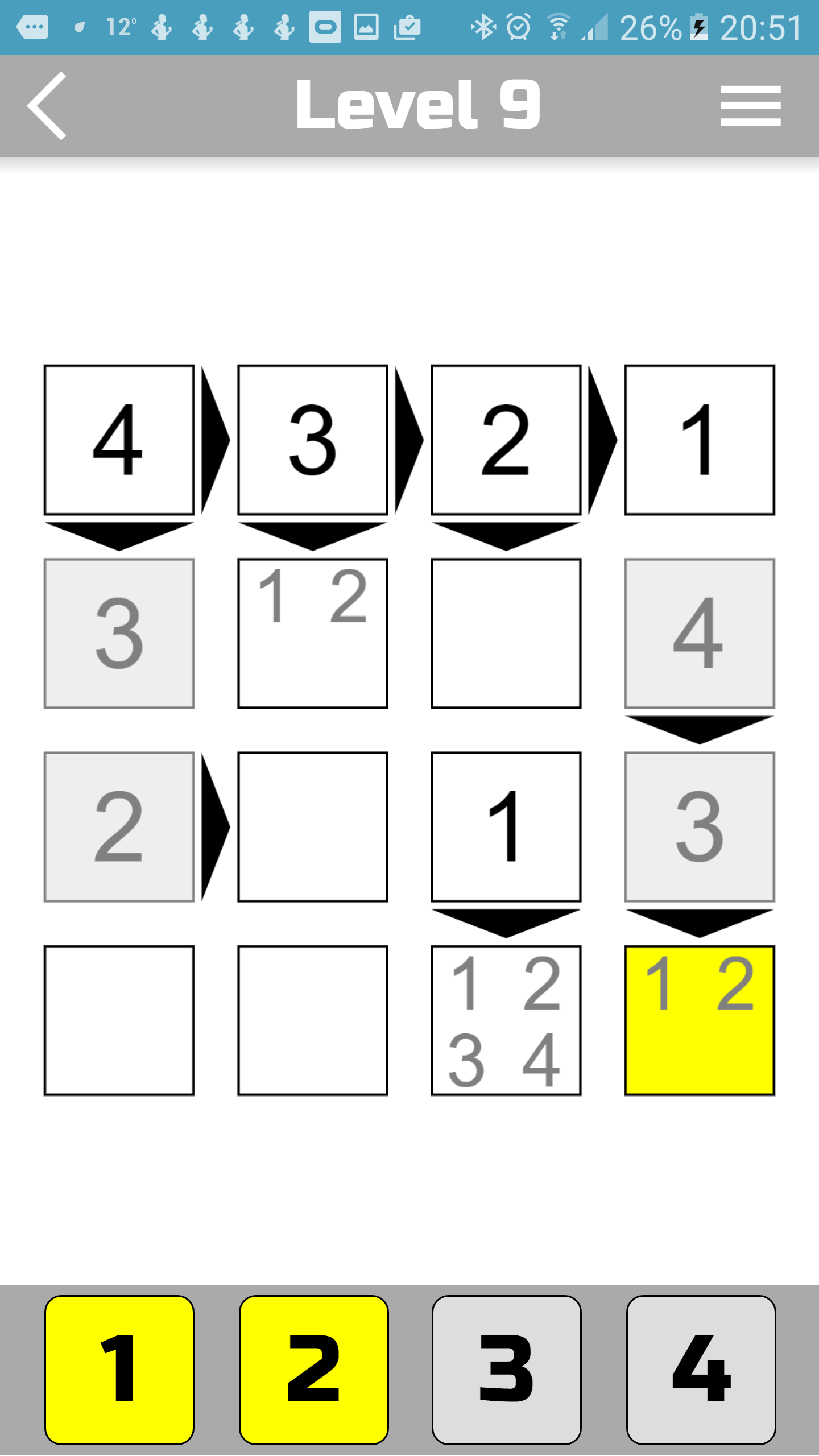 اسکرین شات 1 بازی Futoshiki