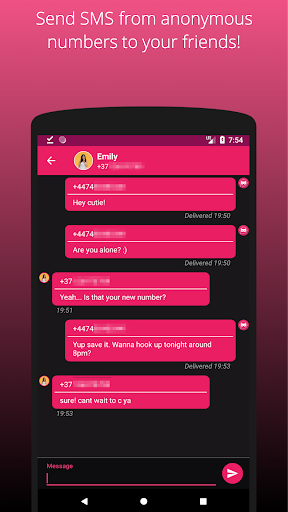 اسکرین شات 2 برنامه AntiPhone -Anonymous SMS