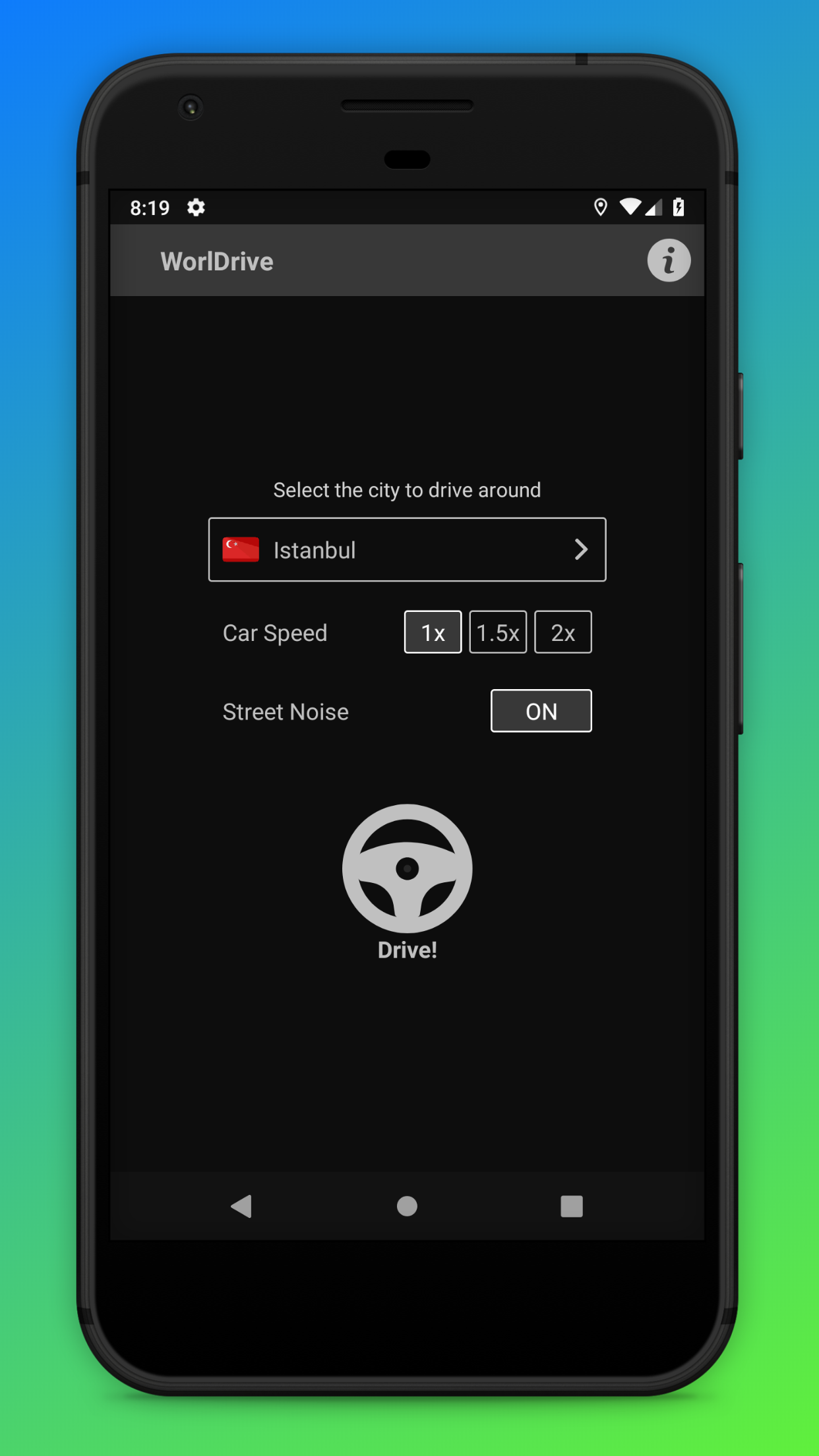 اسکرین شات برنامه Drive & Listen : WorlDrive 1