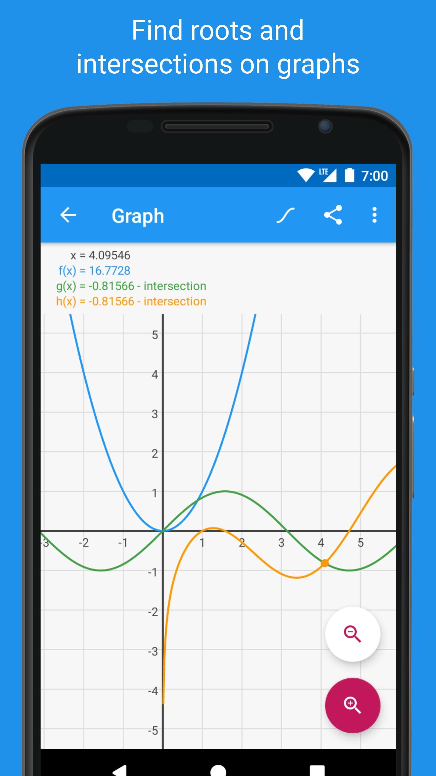اسکرین شات 6 برنامه Graphing Calculator - Algeo