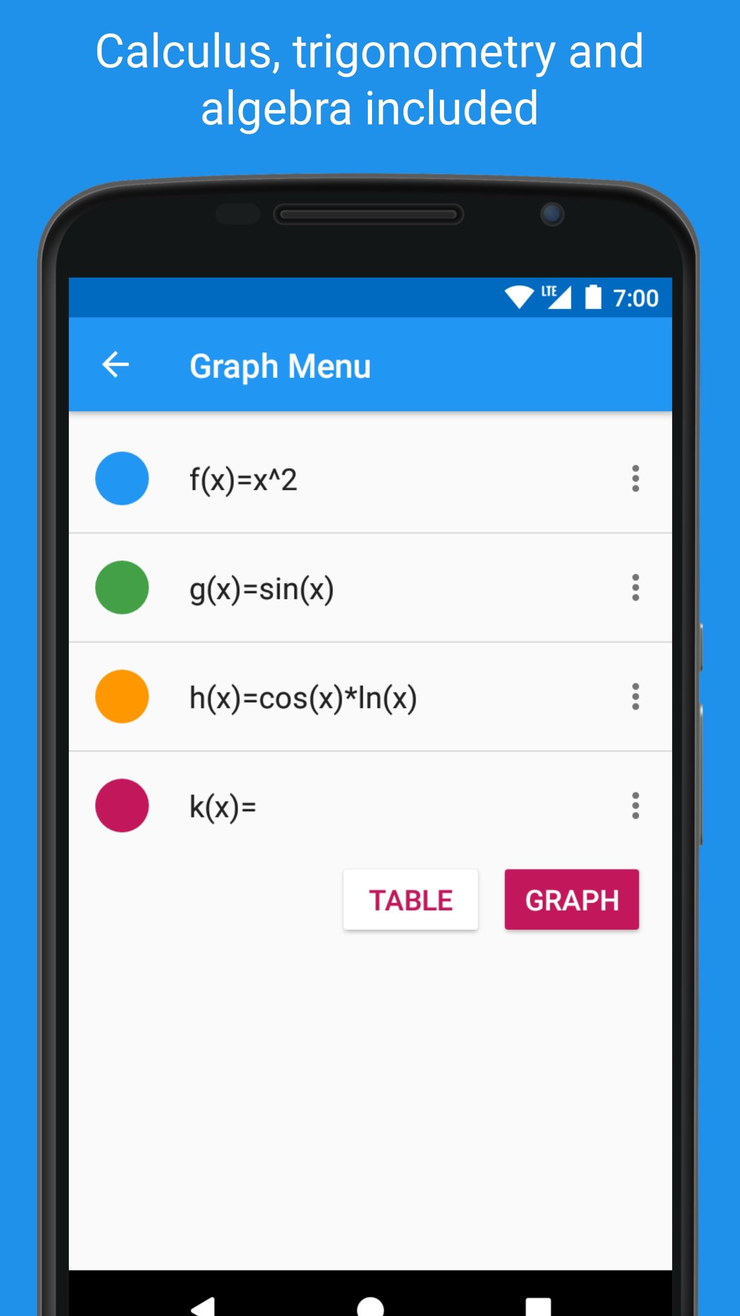 اسکرین شات 5 برنامه Graphing Calculator - Algeo