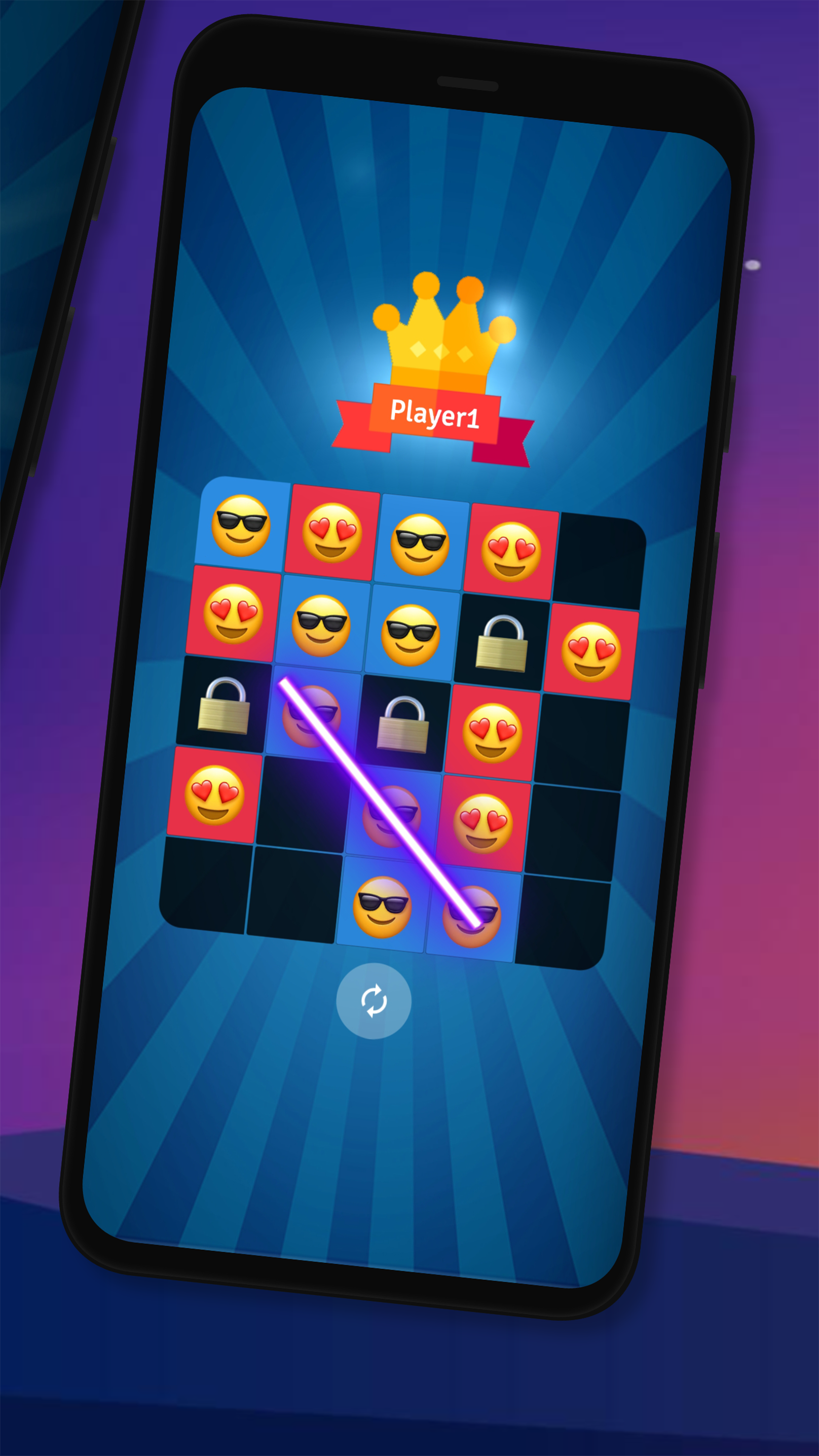 اسکرین شات 3 بازی Tic Tac Toe : XO Emoji