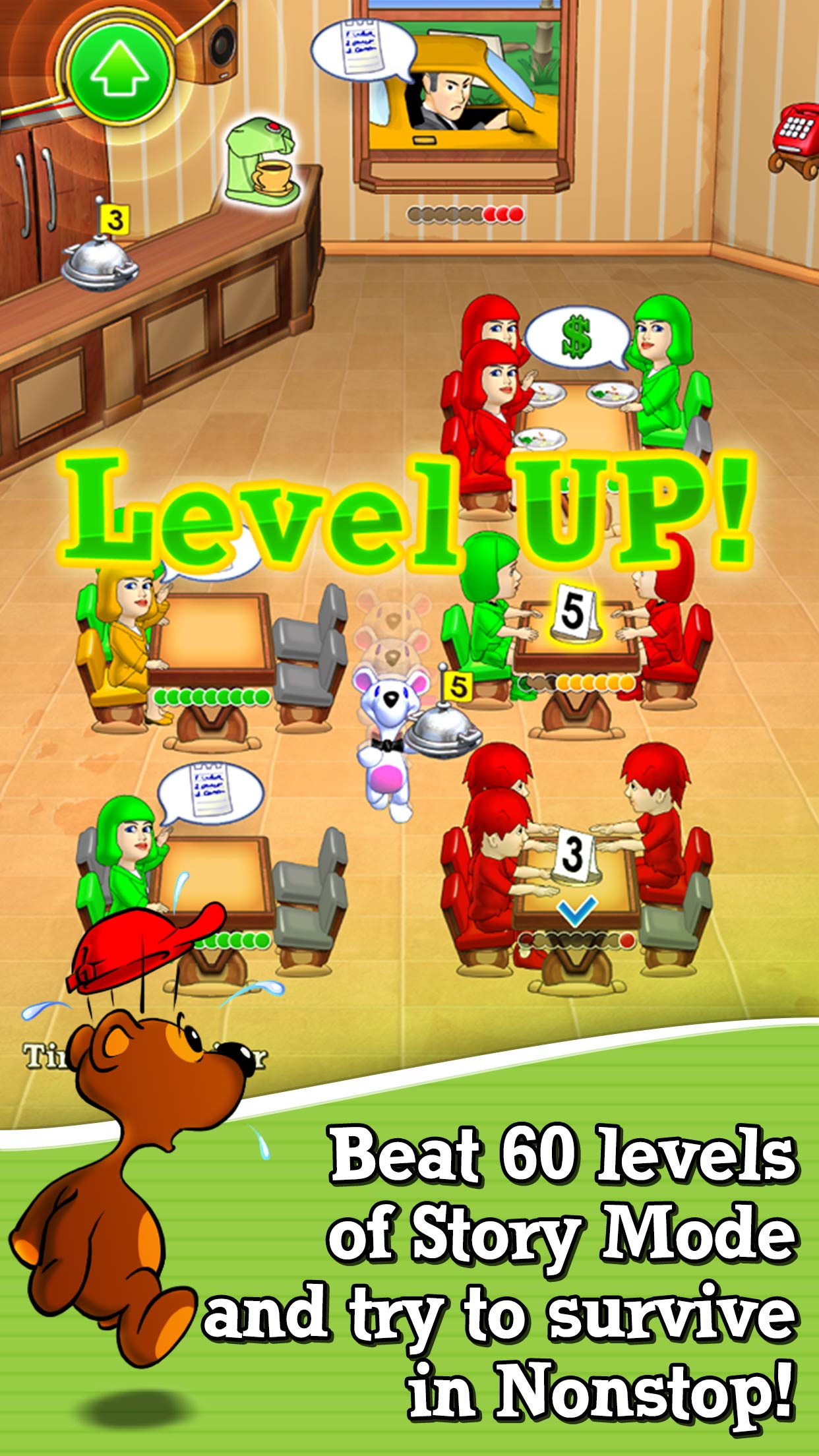 اسکرین شات 2 بازی Lunch Rush HD Restaurant Games