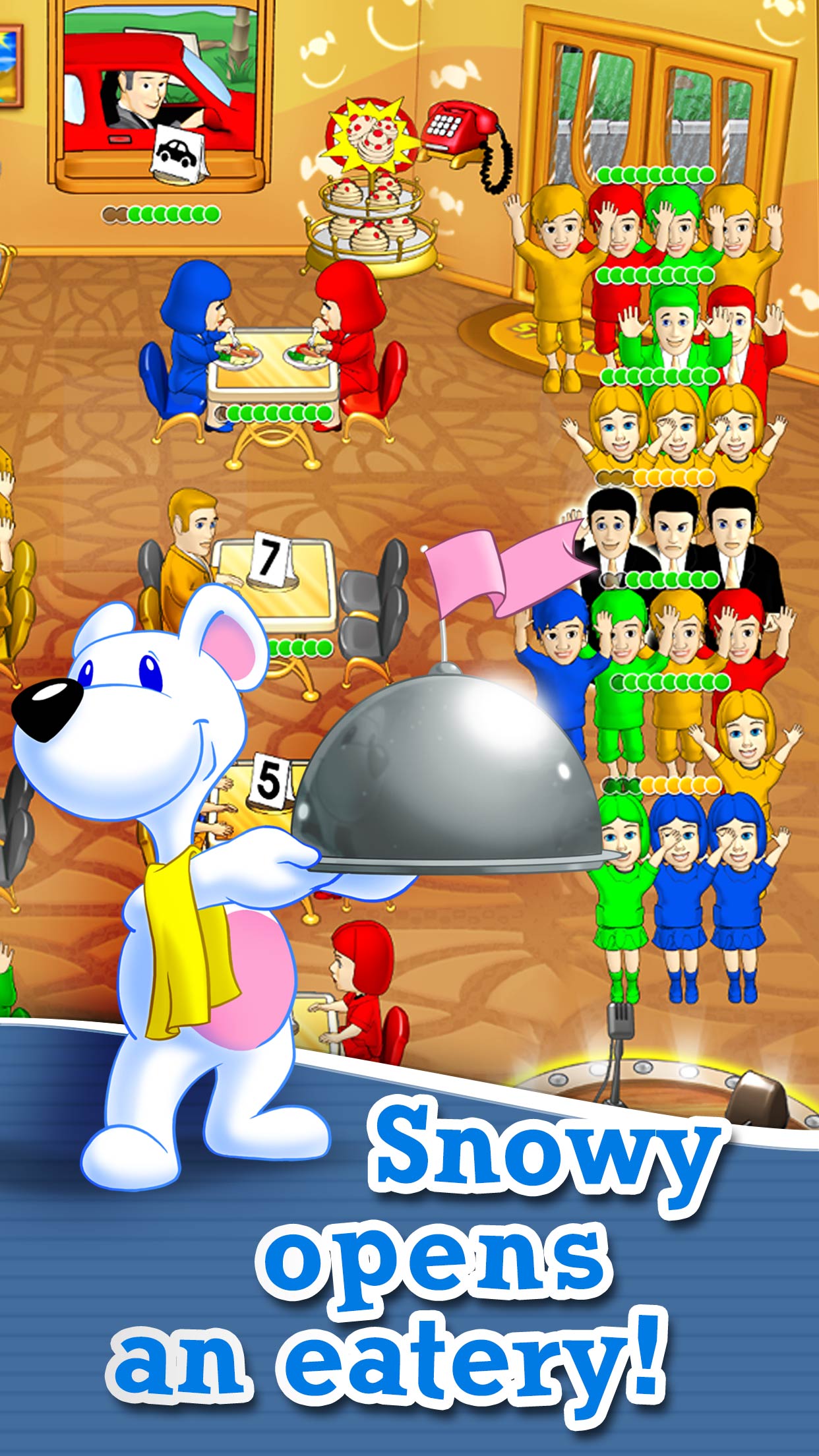 اسکرین شات 1 بازی Lunch Rush HD Restaurant Games
