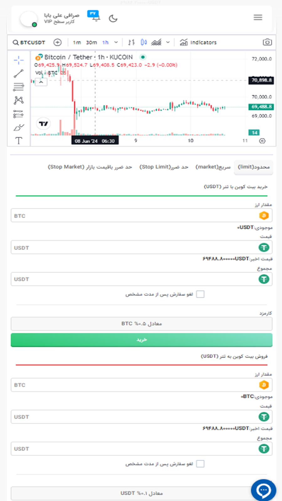 اسکرین شات 4 برنامه ‏صرافی علی بابا
