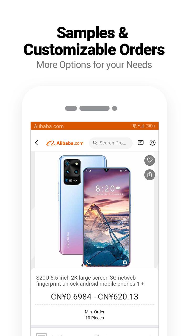 اسکرین شات 2 برنامه Alibaba.com Lite - B2B Global Sourcing on the Go