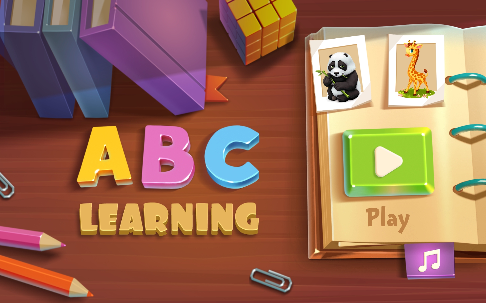 اسکرین شات 1 بازی ABC Learning and spelling