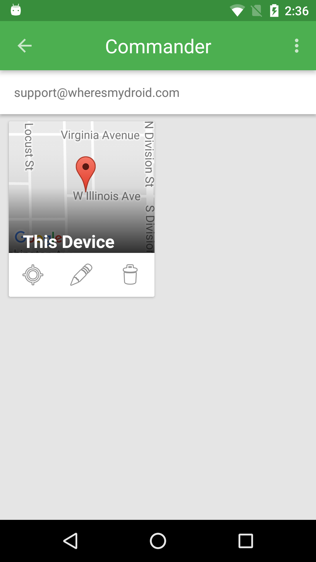 اسکرین شات 3 برنامه Wheres My Droid