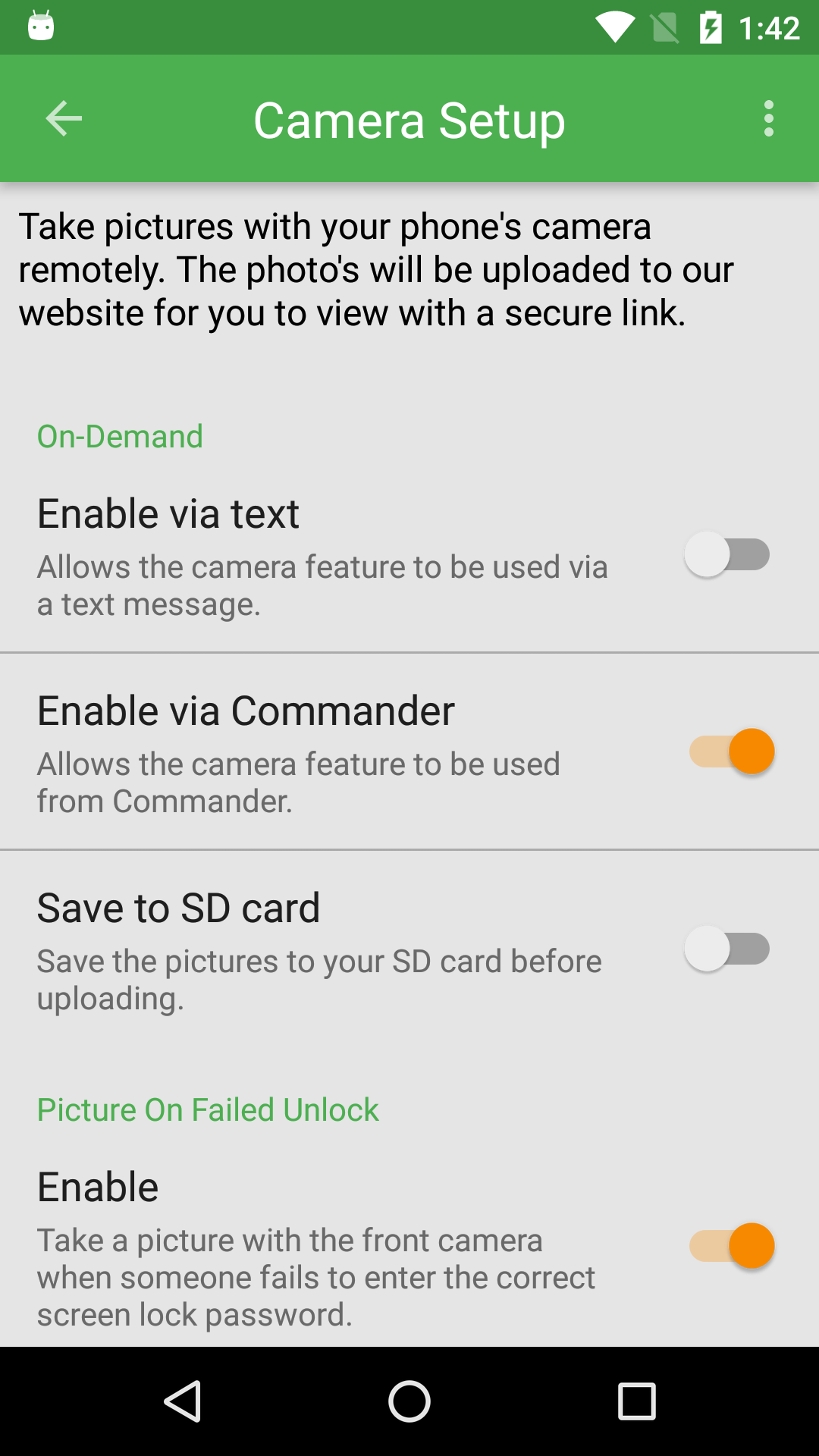 اسکرین شات 5 برنامه Wheres My Droid