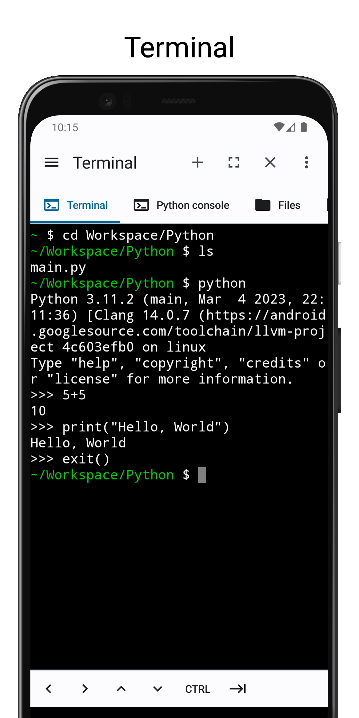 اسکرین شات 5 برنامه PyCode - IDE for Python