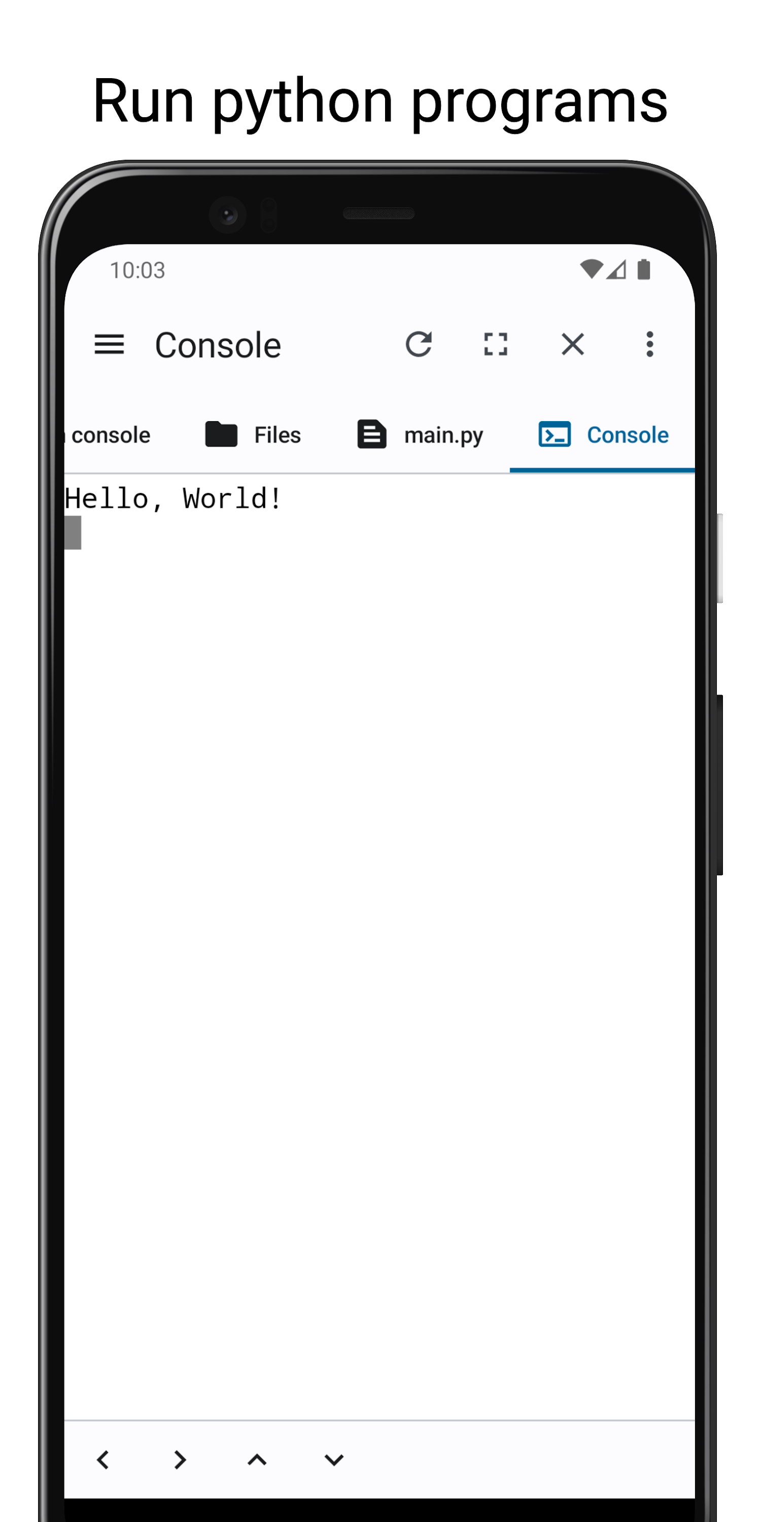 اسکرین شات 3 برنامه PyCode - IDE for Python