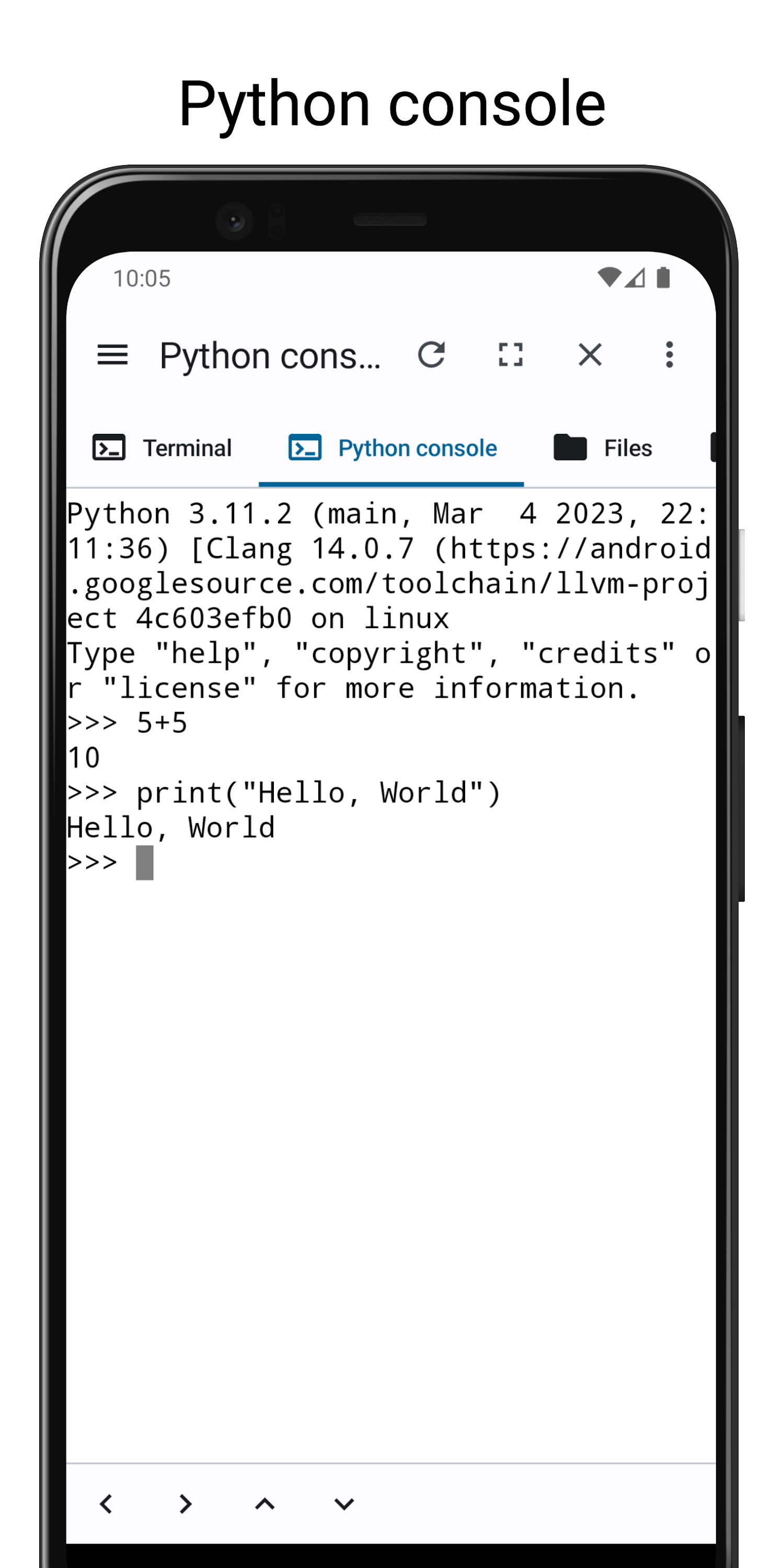 اسکرین شات 4 برنامه PyCode - IDE for Python