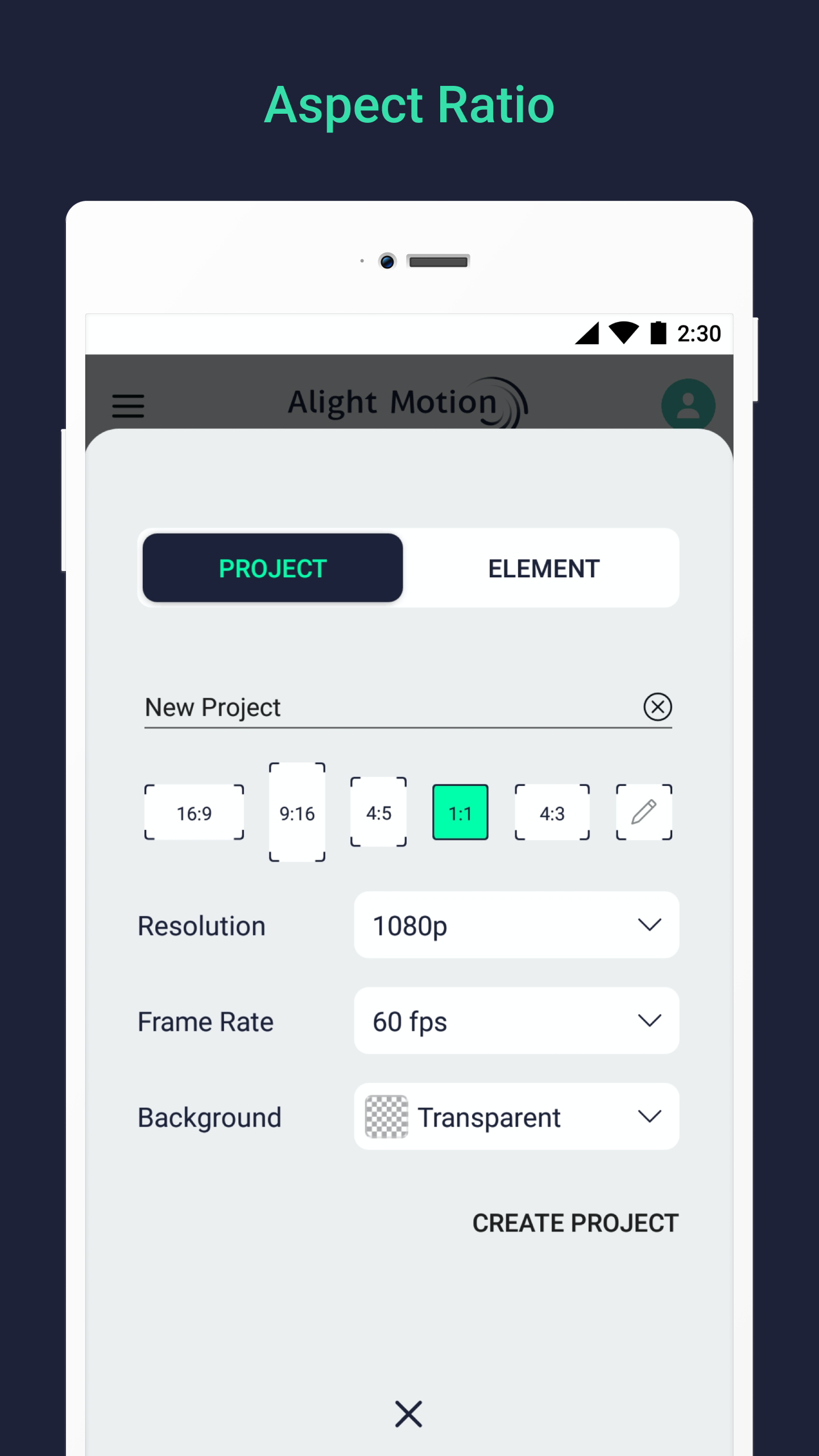 اسکرین شات 4 برنامه Alight Motion