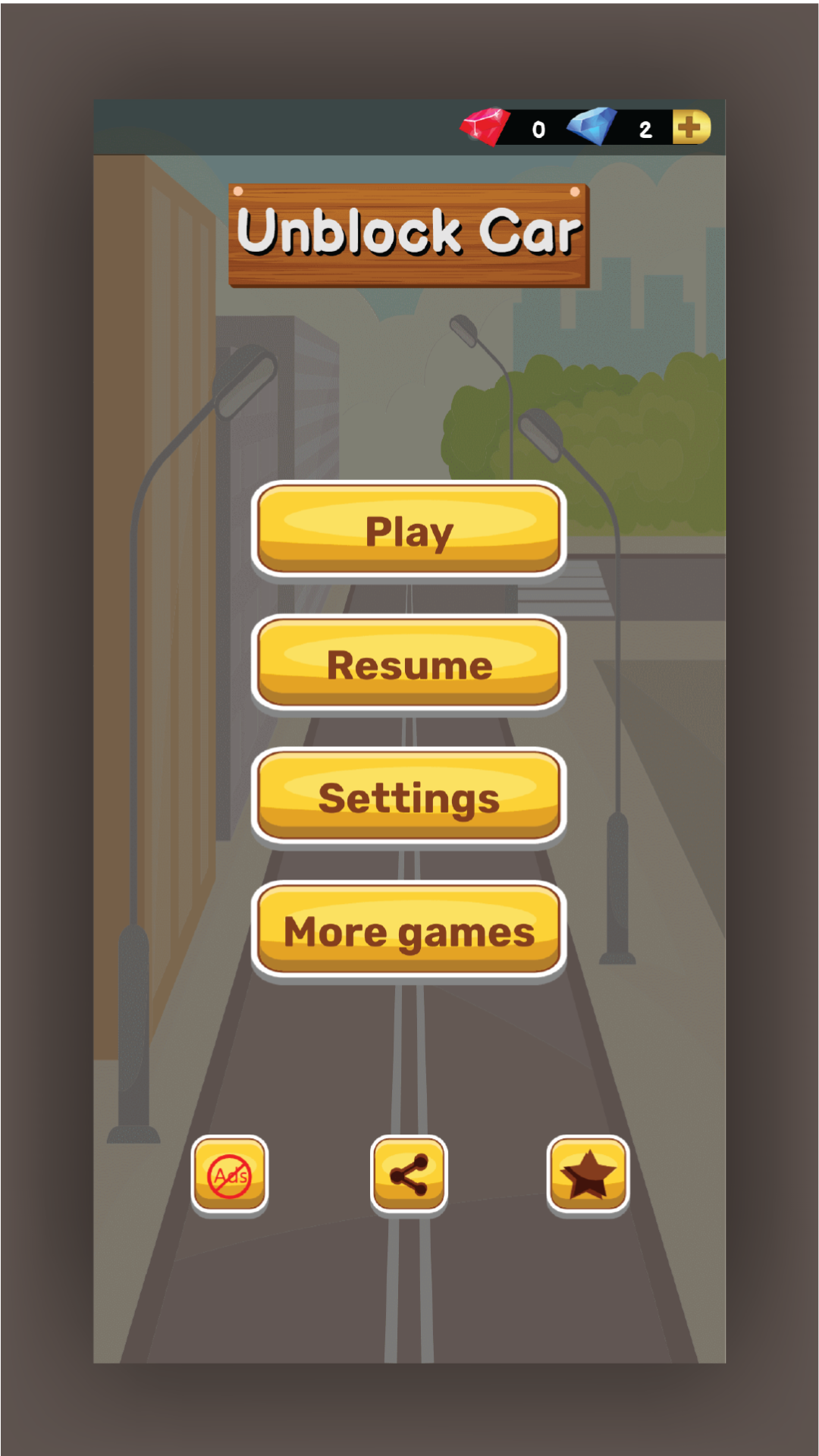 اسکرین شات 2 بازی Unblock Car Game