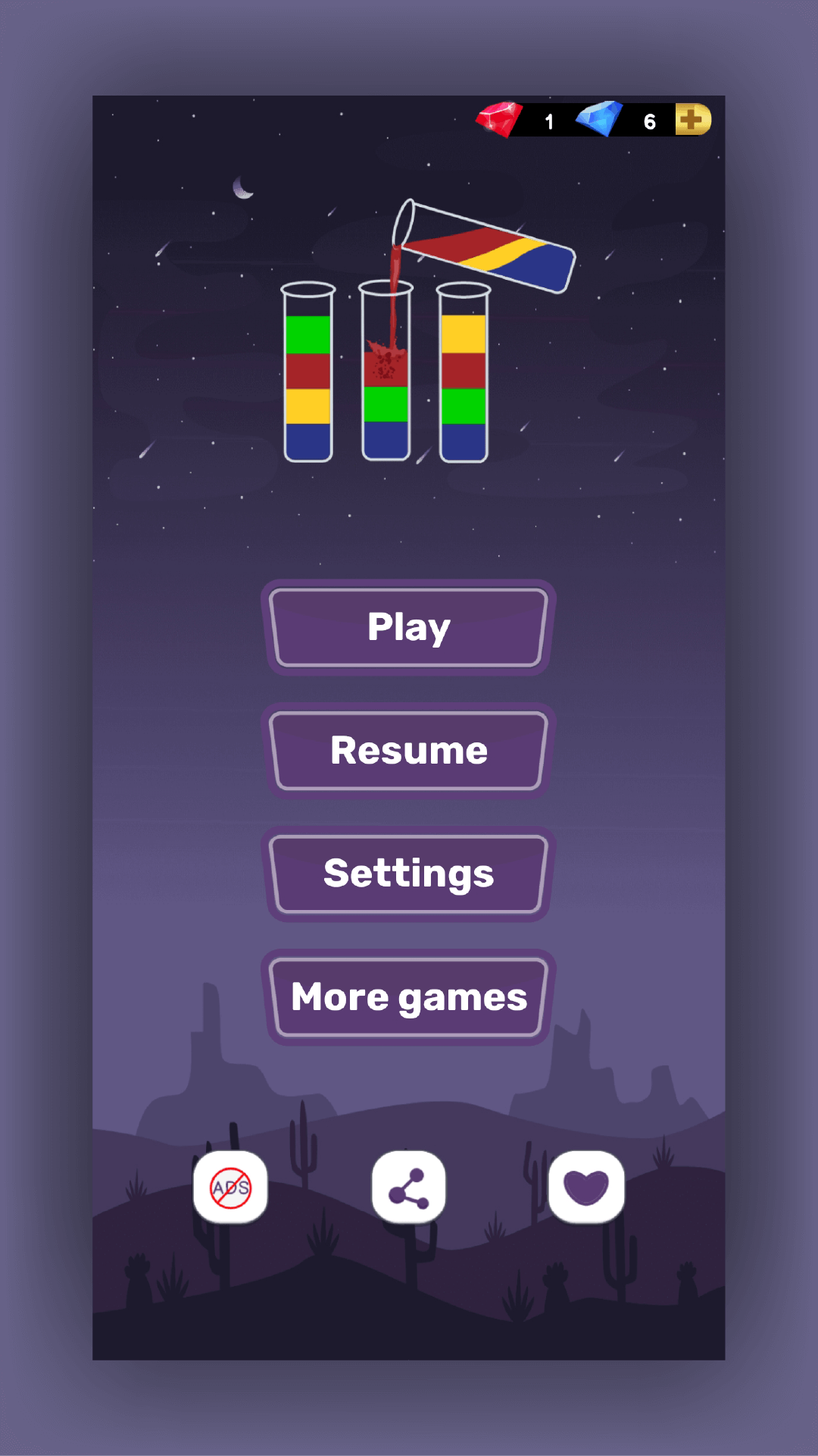 اسکرین شات 2 بازی Water Sort - Water Color Sort