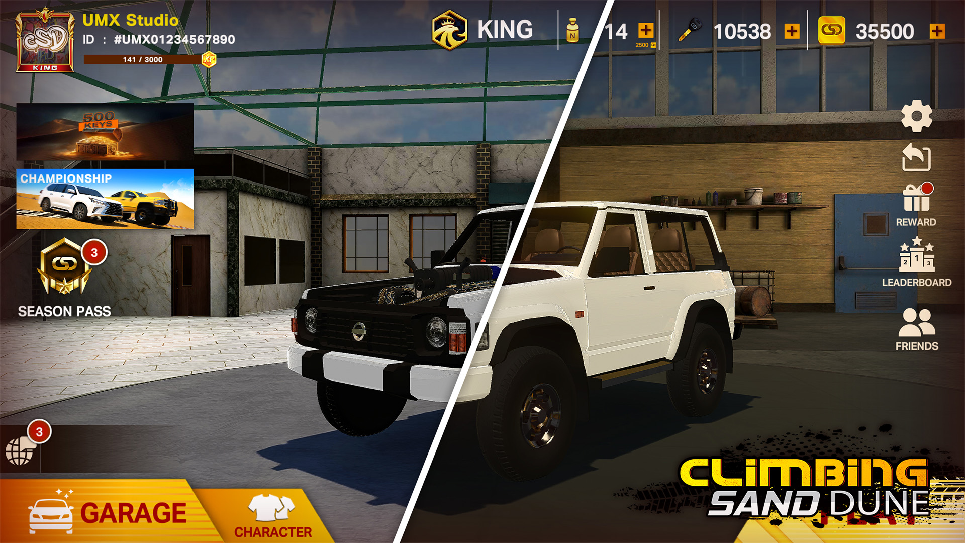 اسکرین شات 2 بازی Climbing Sand Dune OFFROAD