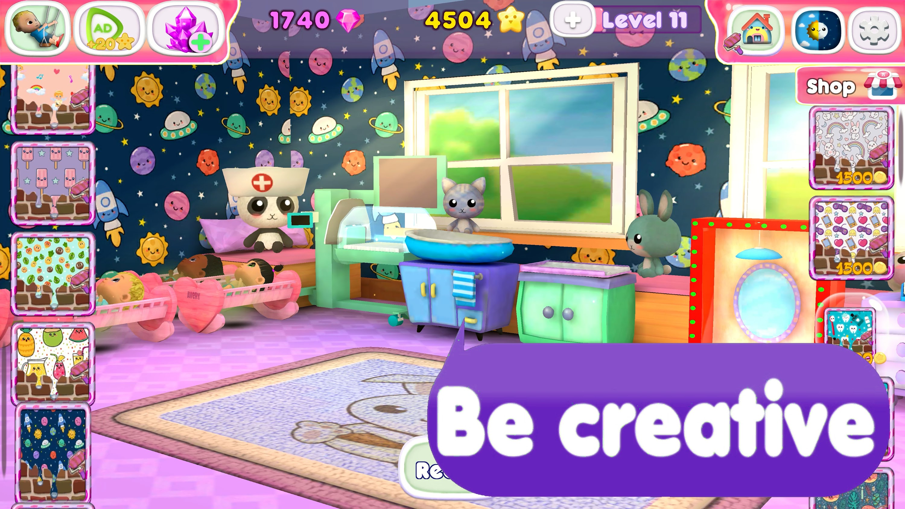 اسکرین شات 2 بازی Kawaii Baby Nursery