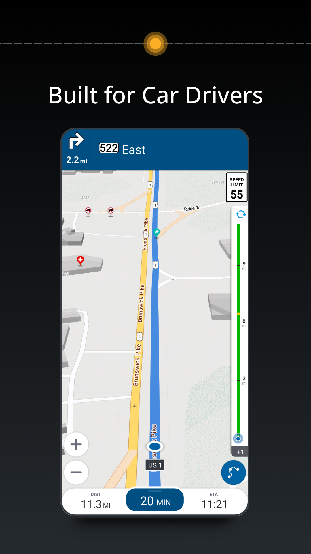 اسکرین شات 4 برنامه CoPilot GPS Navigation