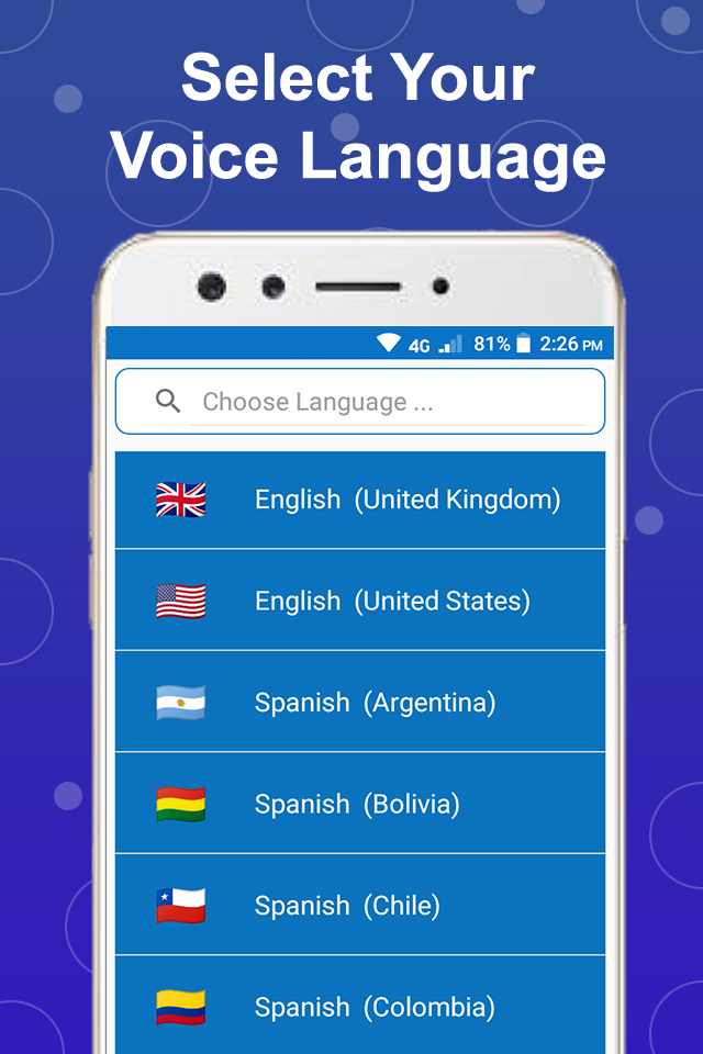اسکرین شات 3 برنامه Easy Voice Typing Keyboard