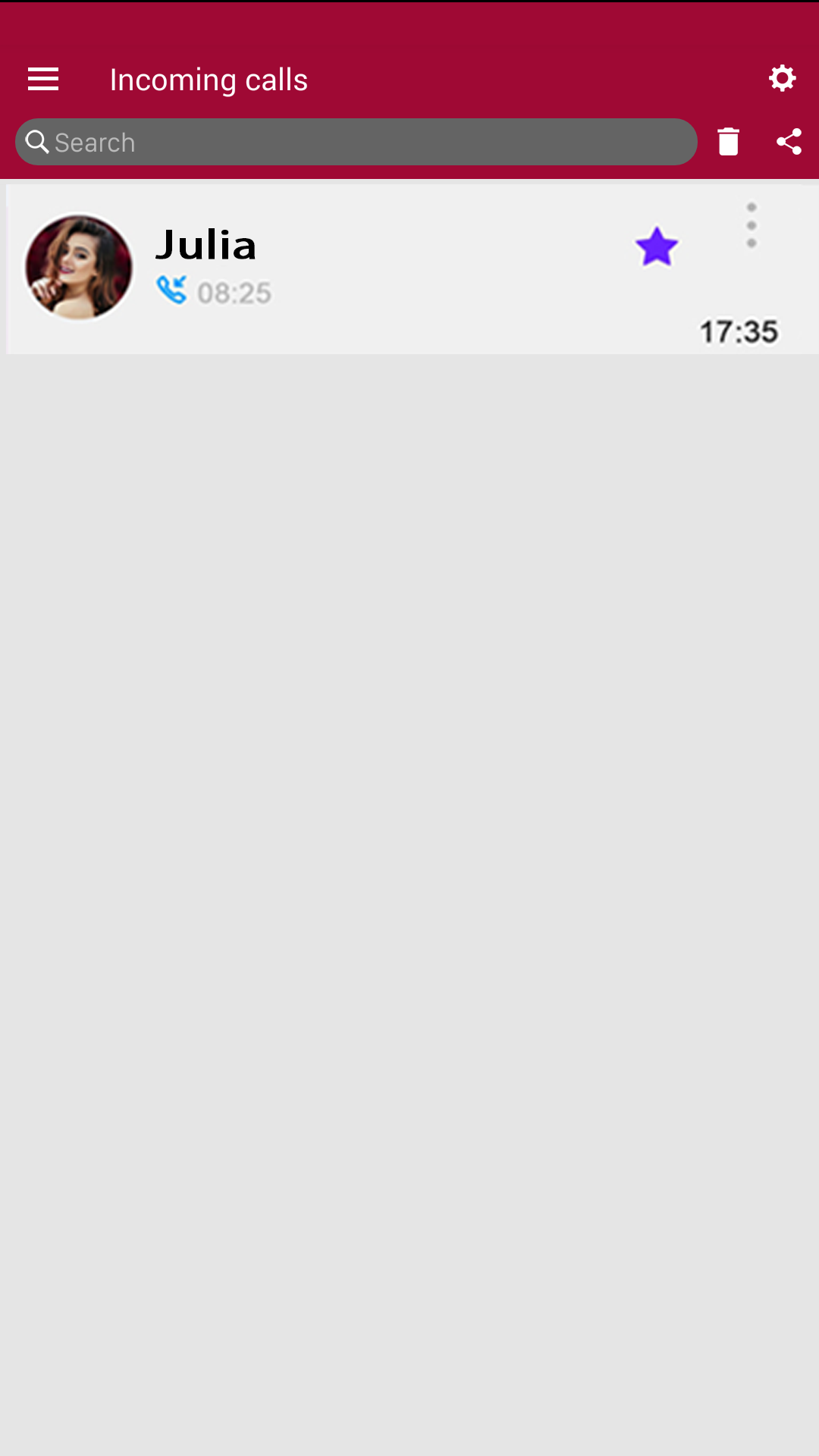 اسکرین شات 1 برنامه call recorder