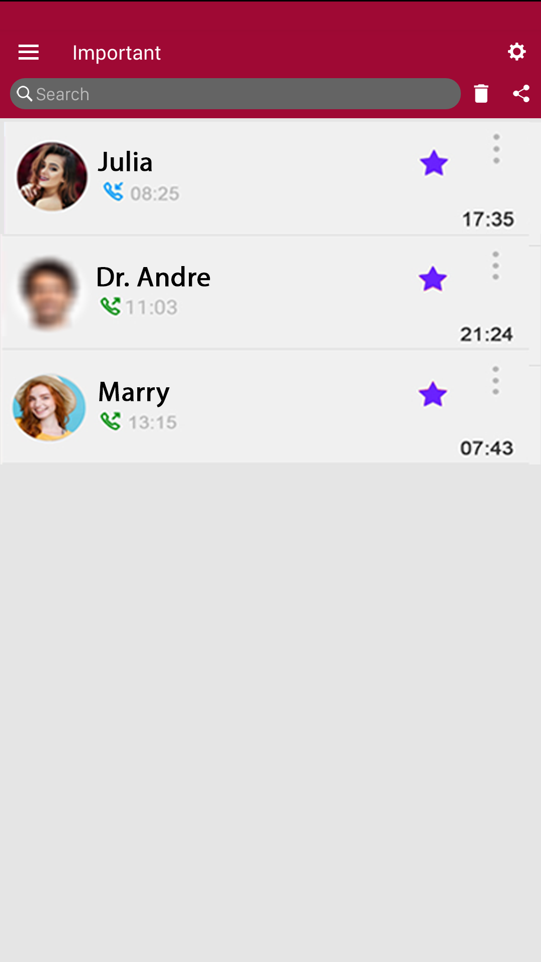 اسکرین شات 4 برنامه call recorder
