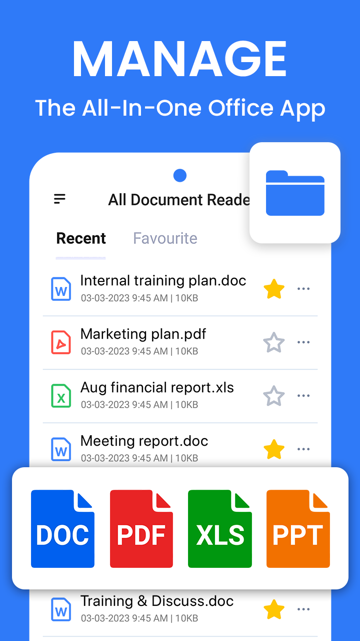 اسکرین شات 7 برنامه Document Reader: PDF, Word Doc