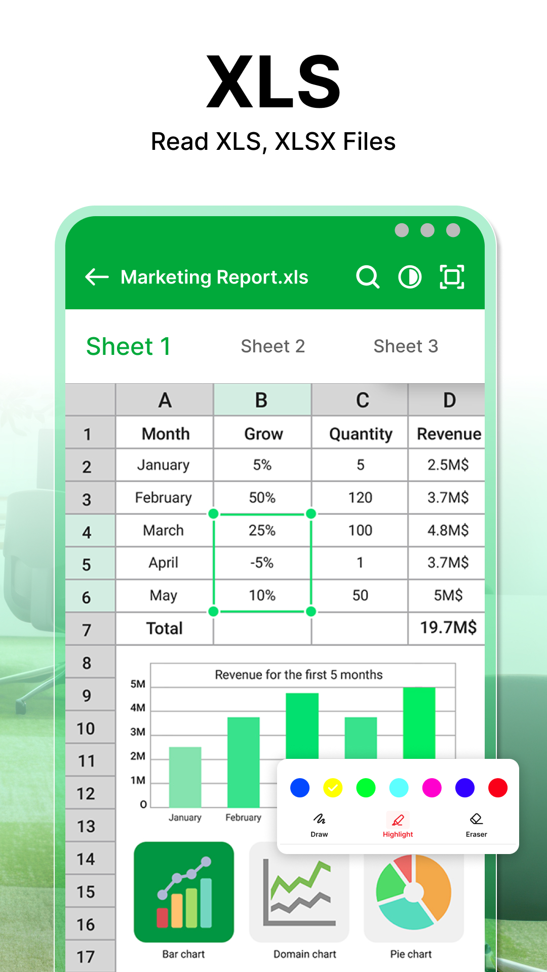 اسکرین شات 4 برنامه Document Reader: PDF, Word Doc