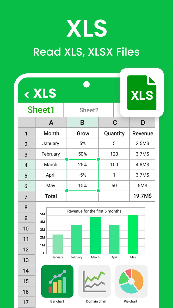 اسکرین شات 4 برنامه Document Reader: PDF, Word Doc