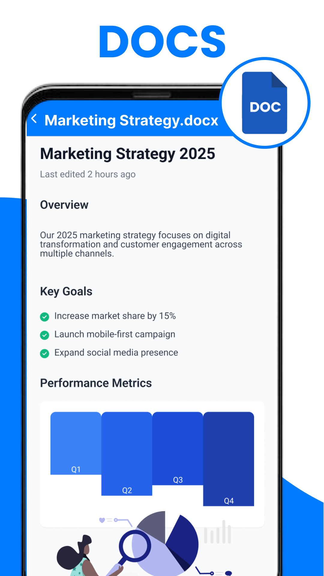 اسکرین شات 3 برنامه Docx Reader & Word Office