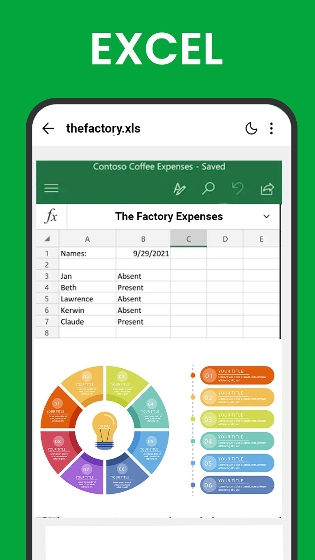 اسکرین شات 4 برنامه Docx Reader & Word Office