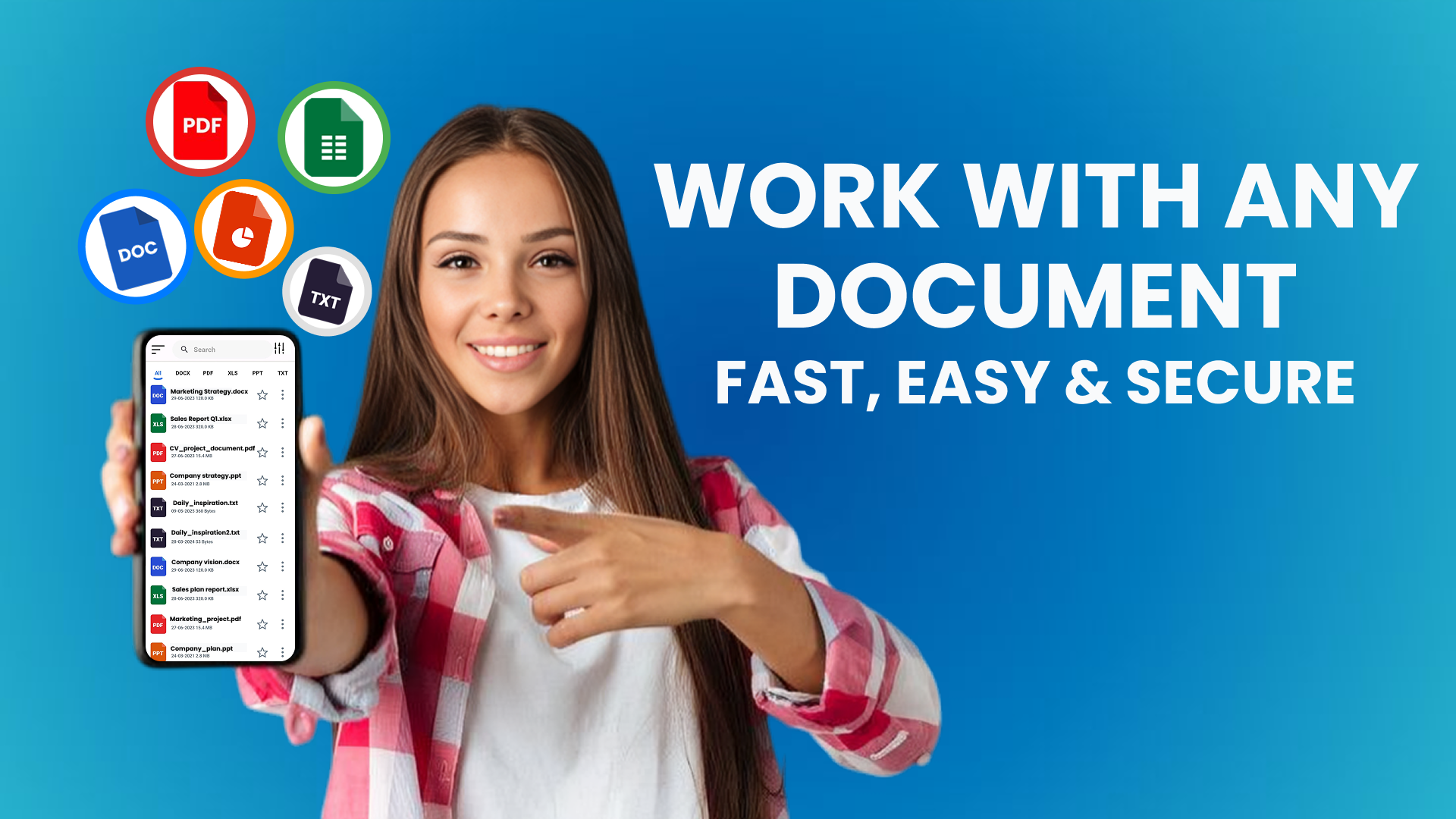 اسکرین شات 8 برنامه Docx Reader & Word Office
