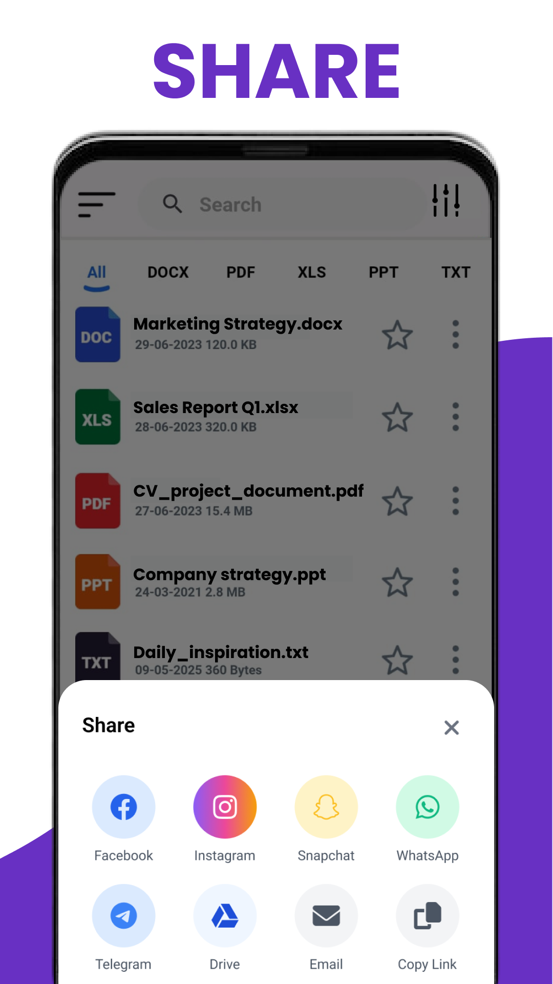 اسکرین شات 7 برنامه Docx Reader & Word Office