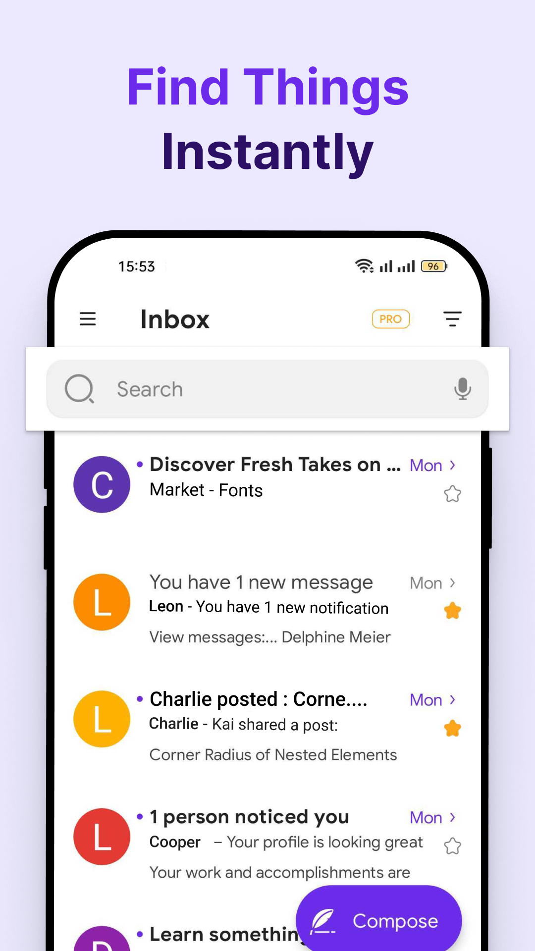 اسکرین شات 5 برنامه Email & Calendar
